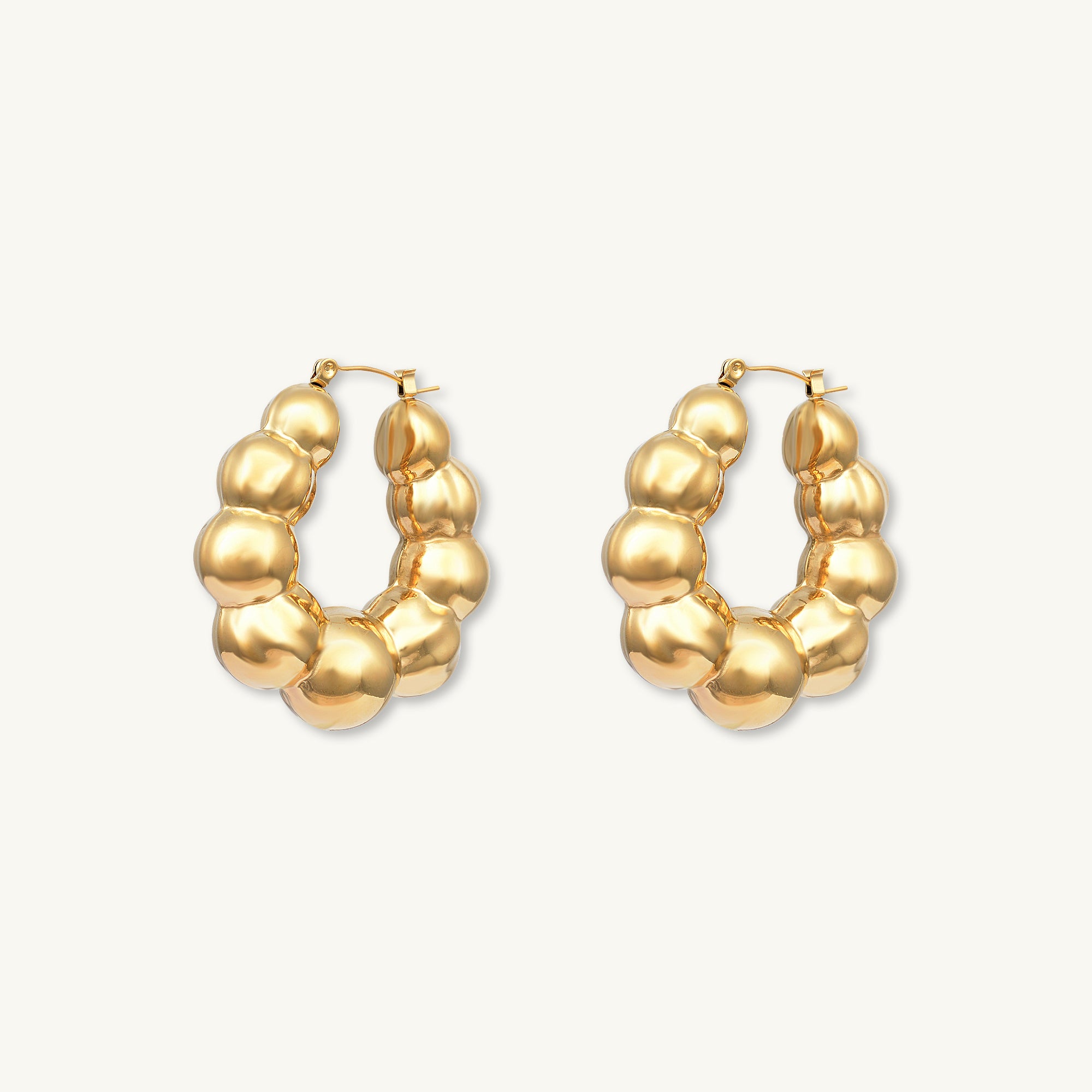 Nadia Ball Hoop Earrings