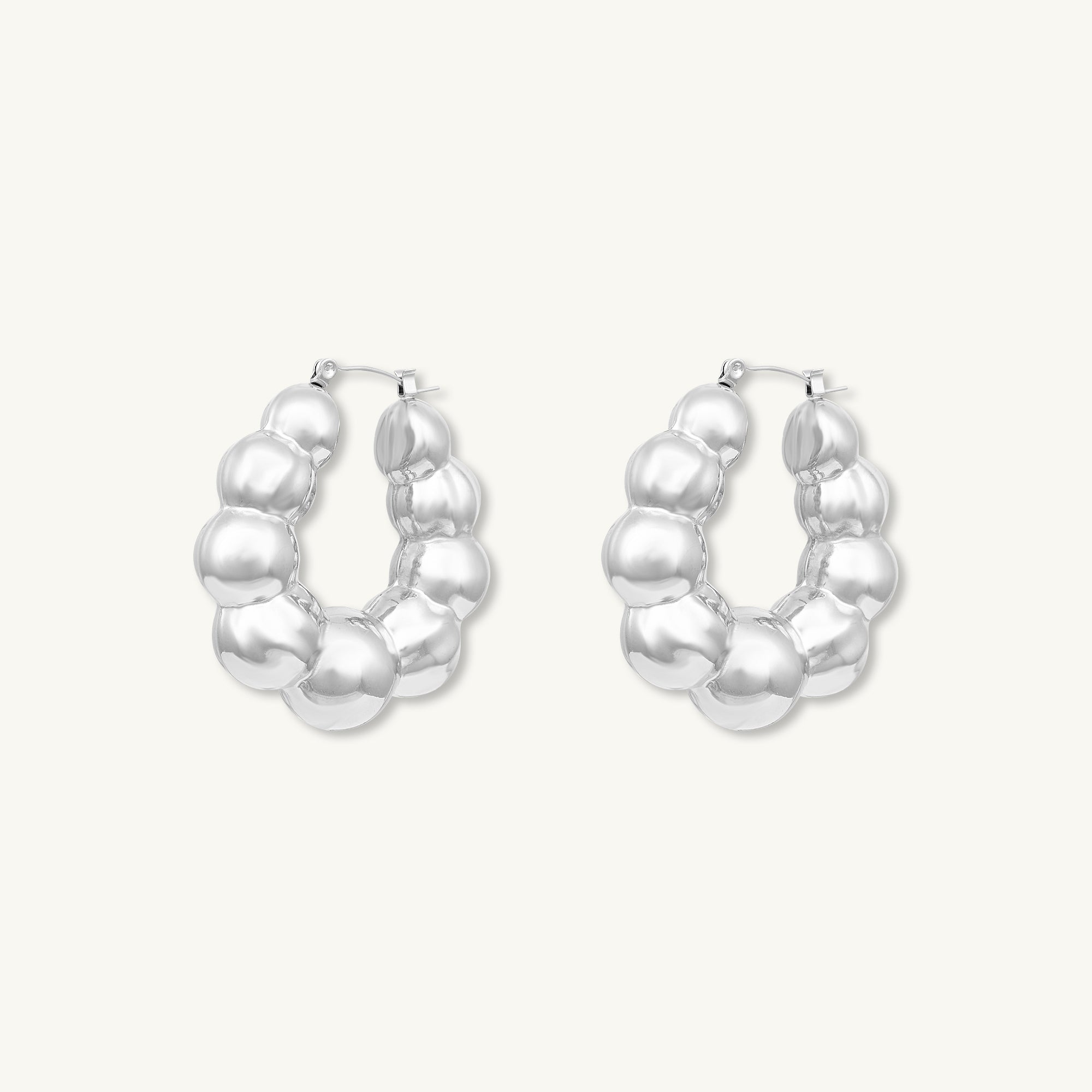 Nadia Ball Hoop Earrings