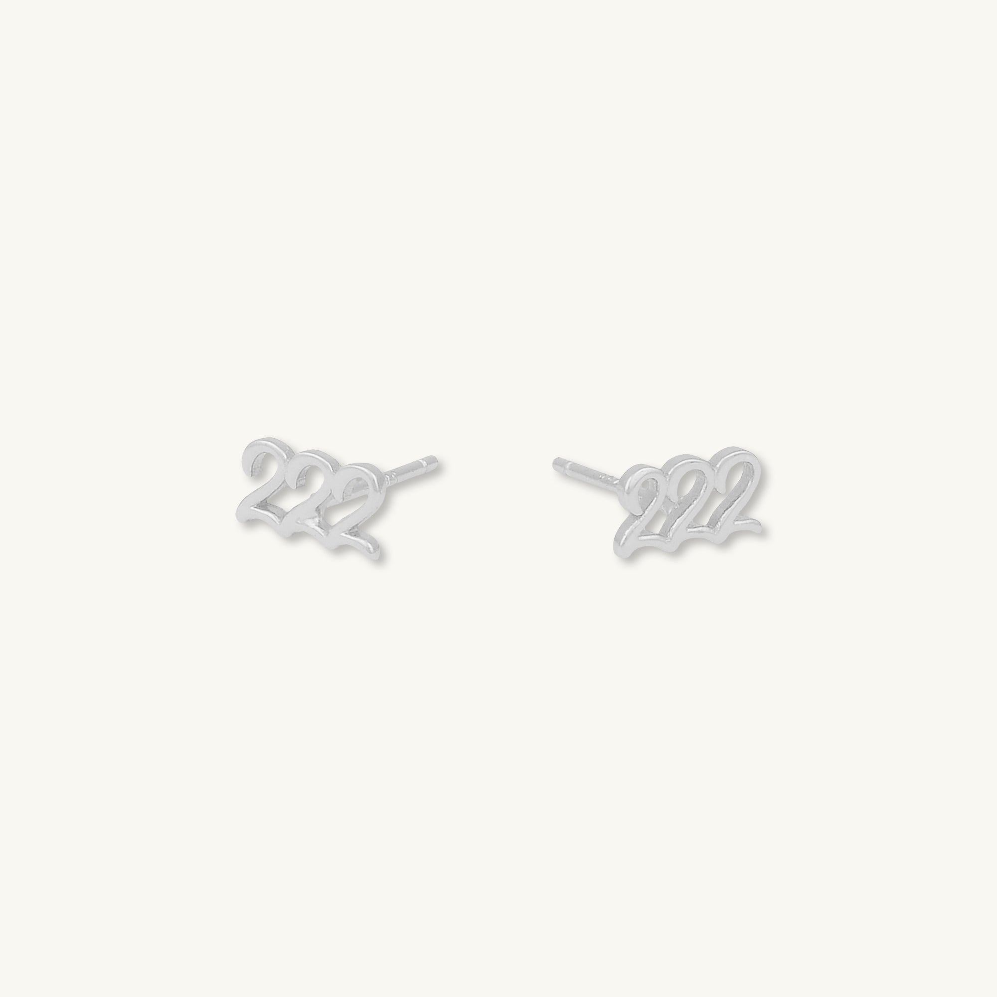 222 Angel Number Earrings