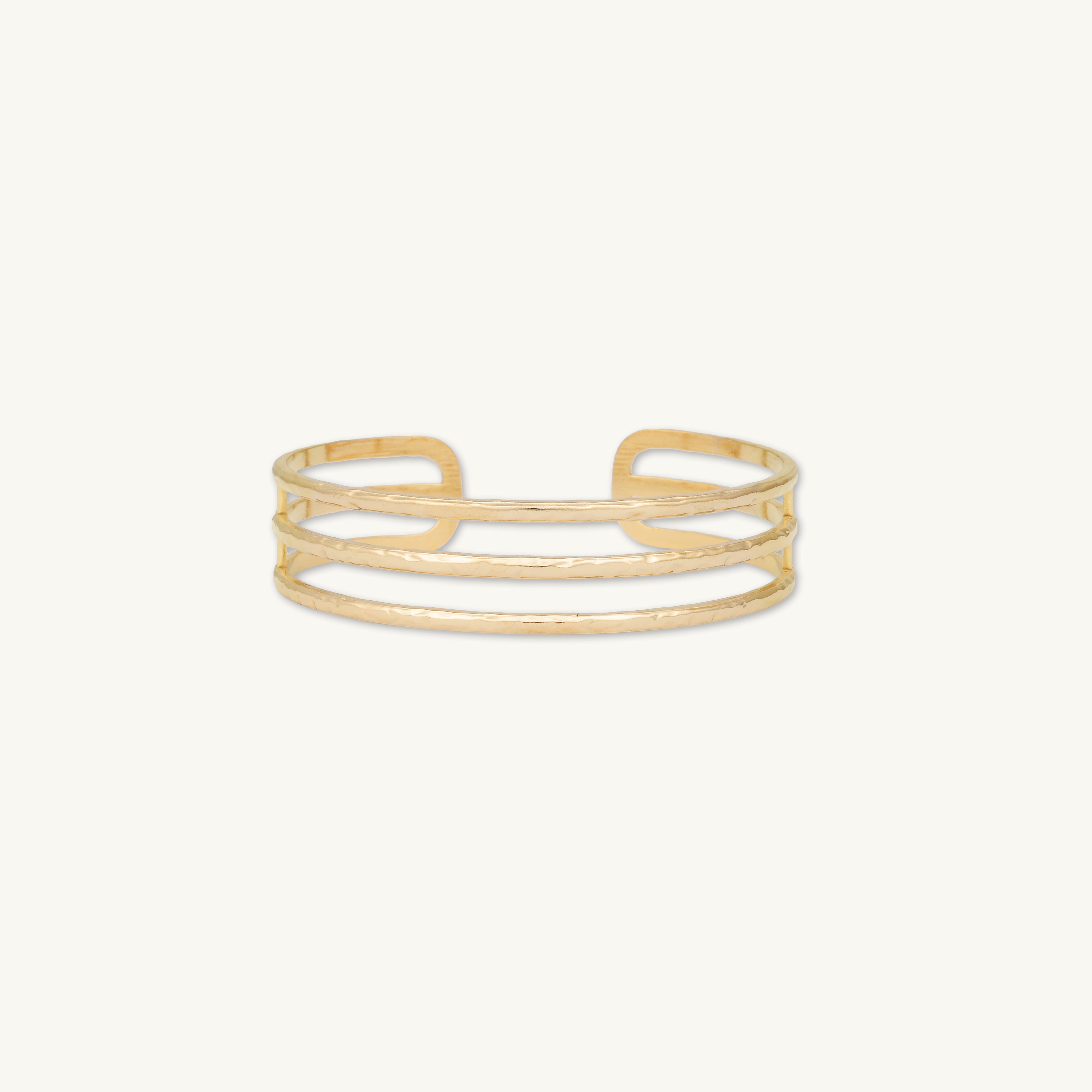 Double Open Cuff Statement Bangle