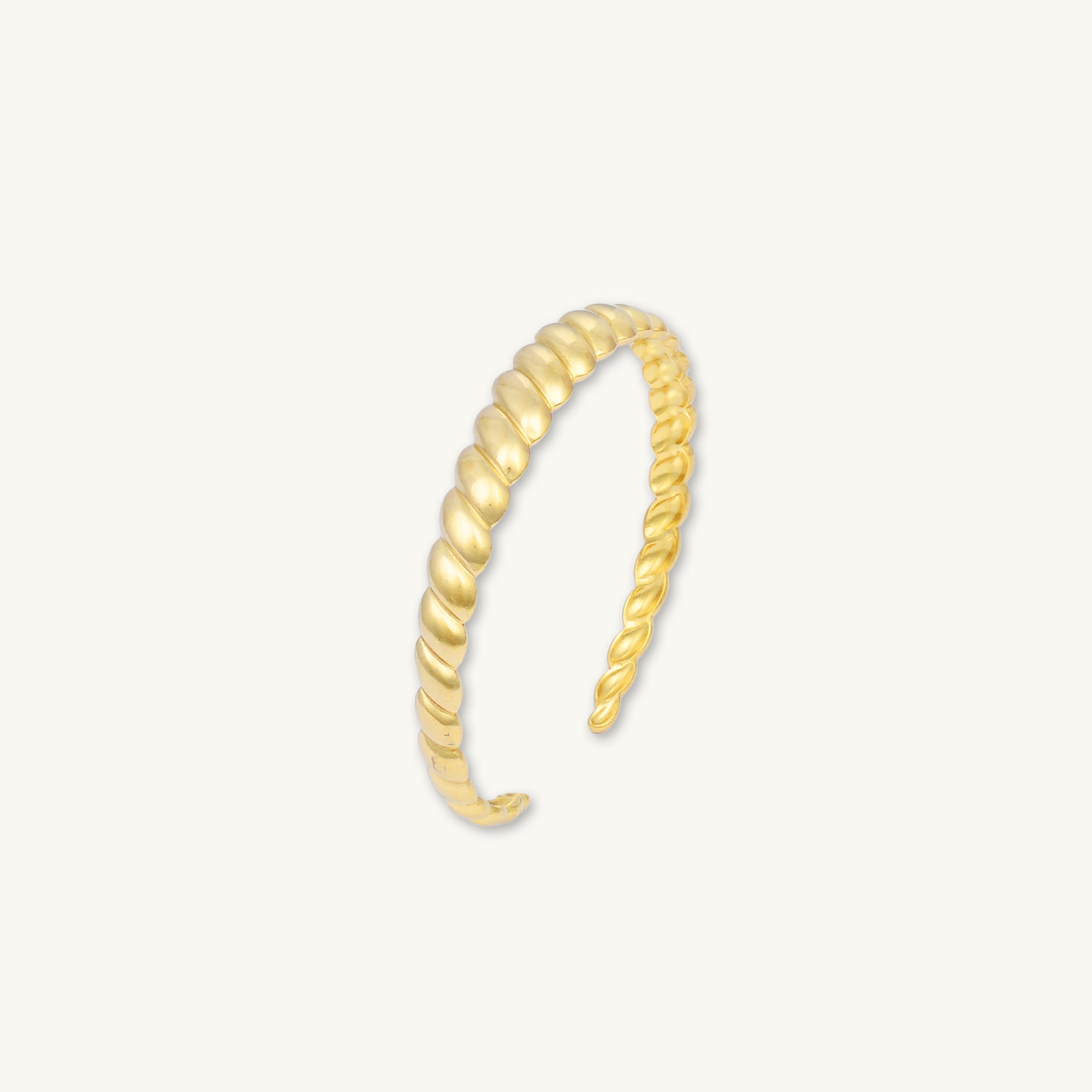 Croissant Open Cuff Bangle