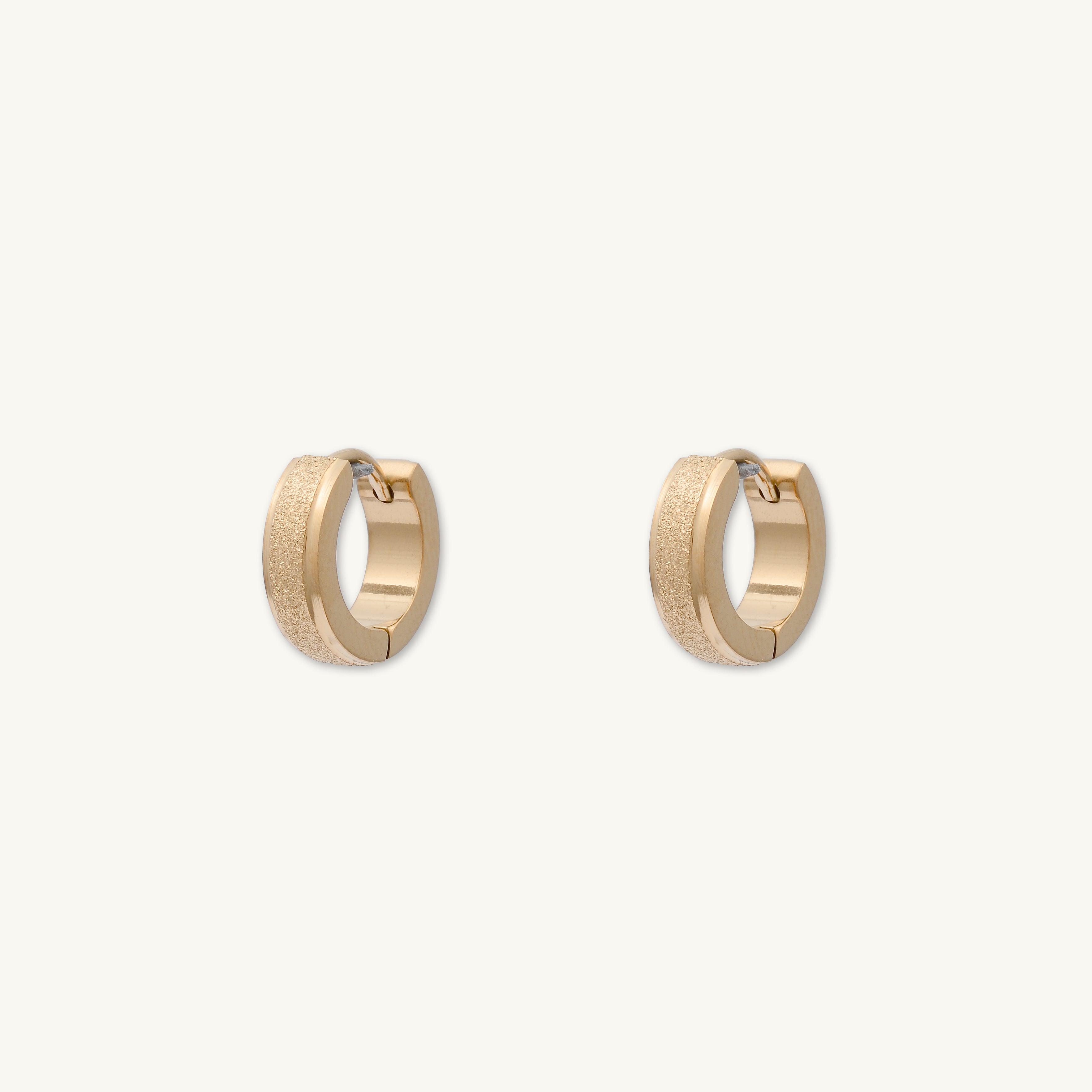 Unisex Matte Hoop Earrings