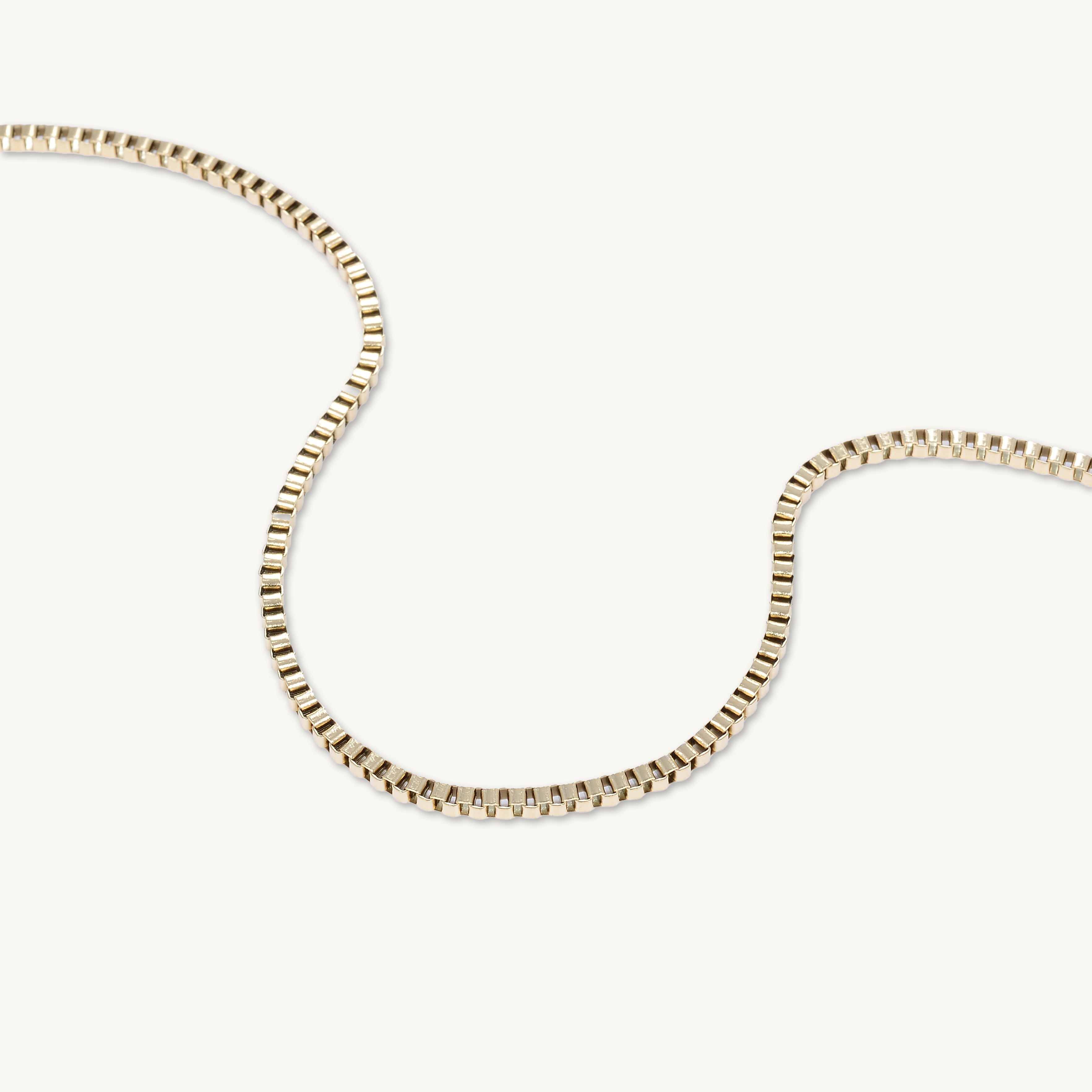 Unisex Thick Box Chain Necklace