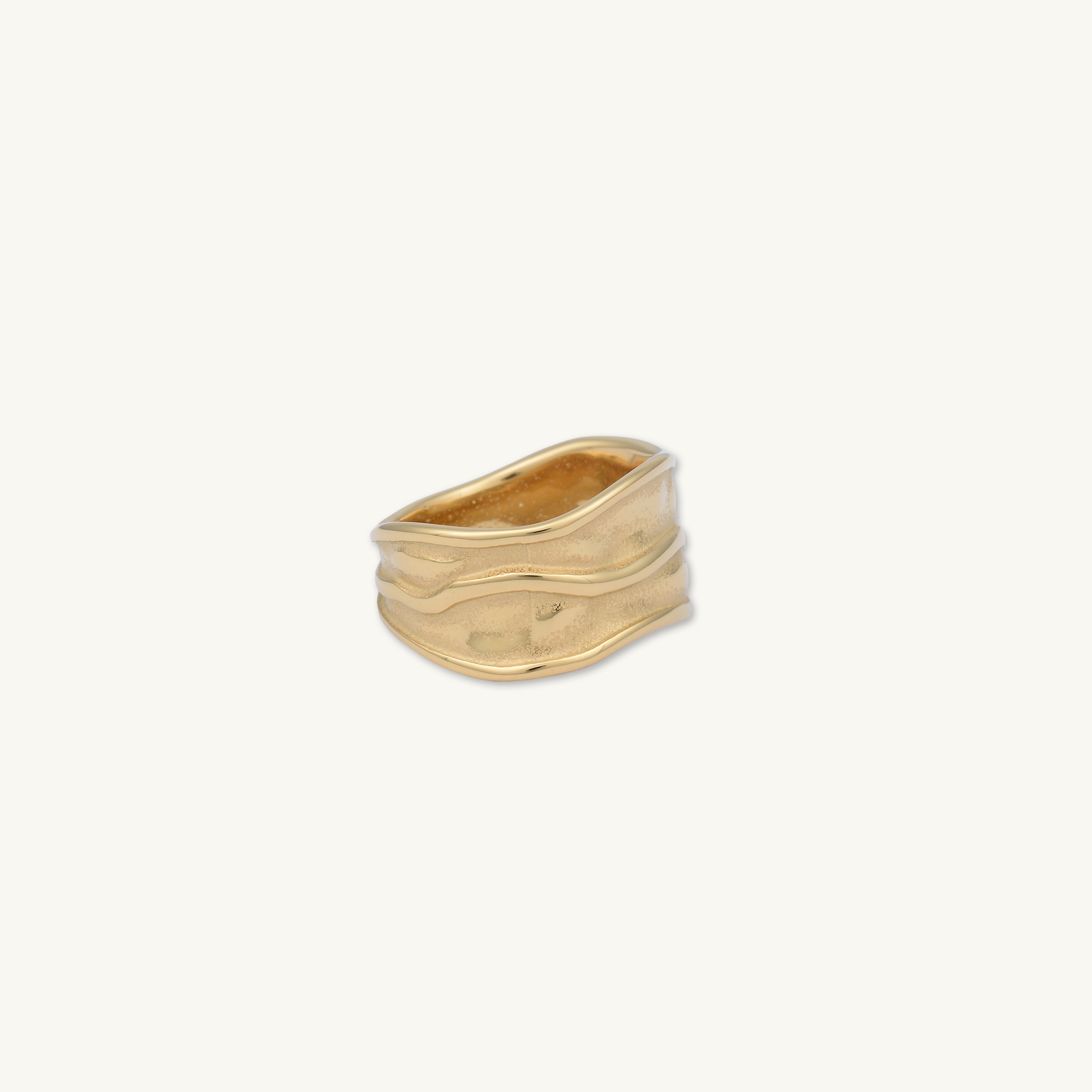 Ripple Thick Statement Ring