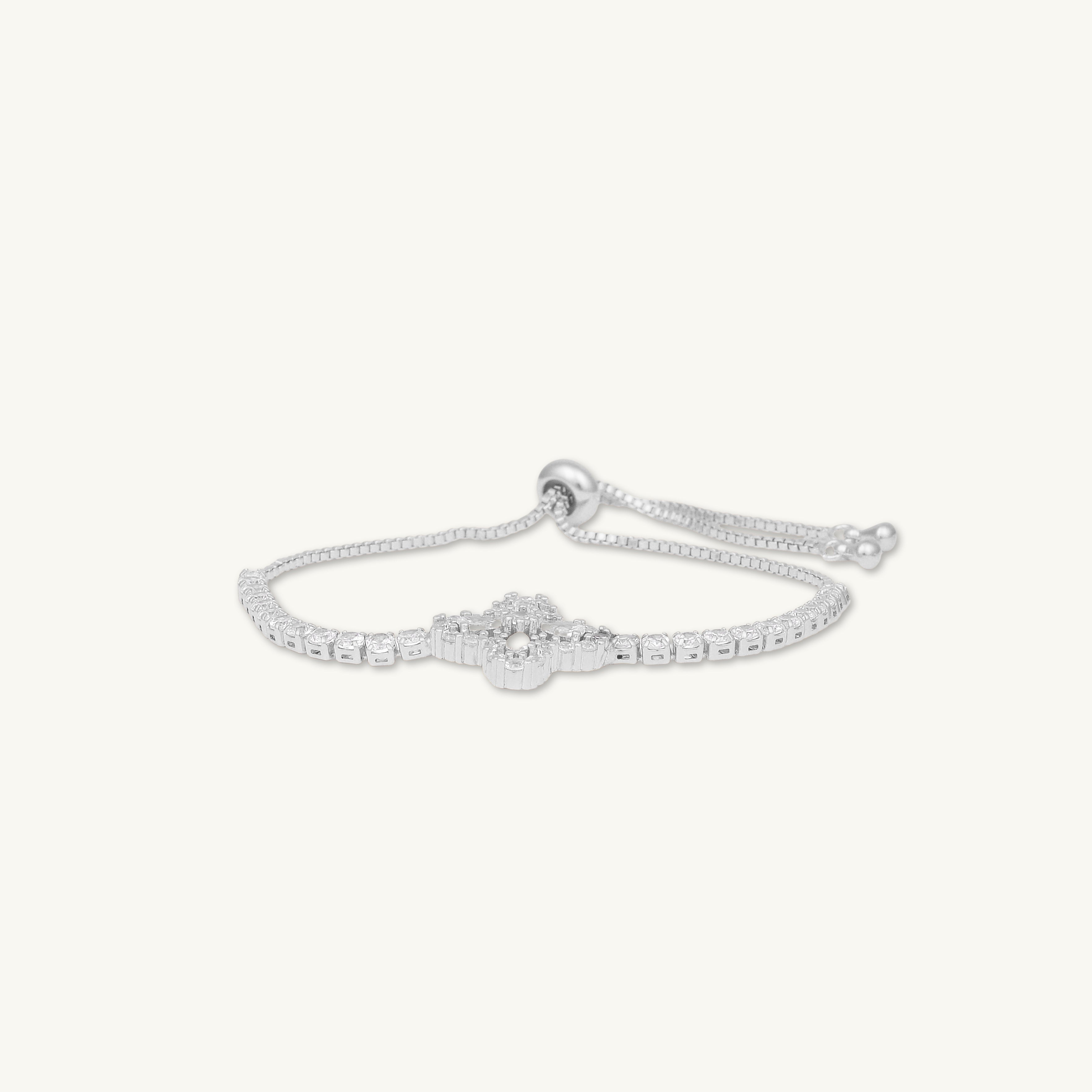 Clover Tennis Chain Bracelet