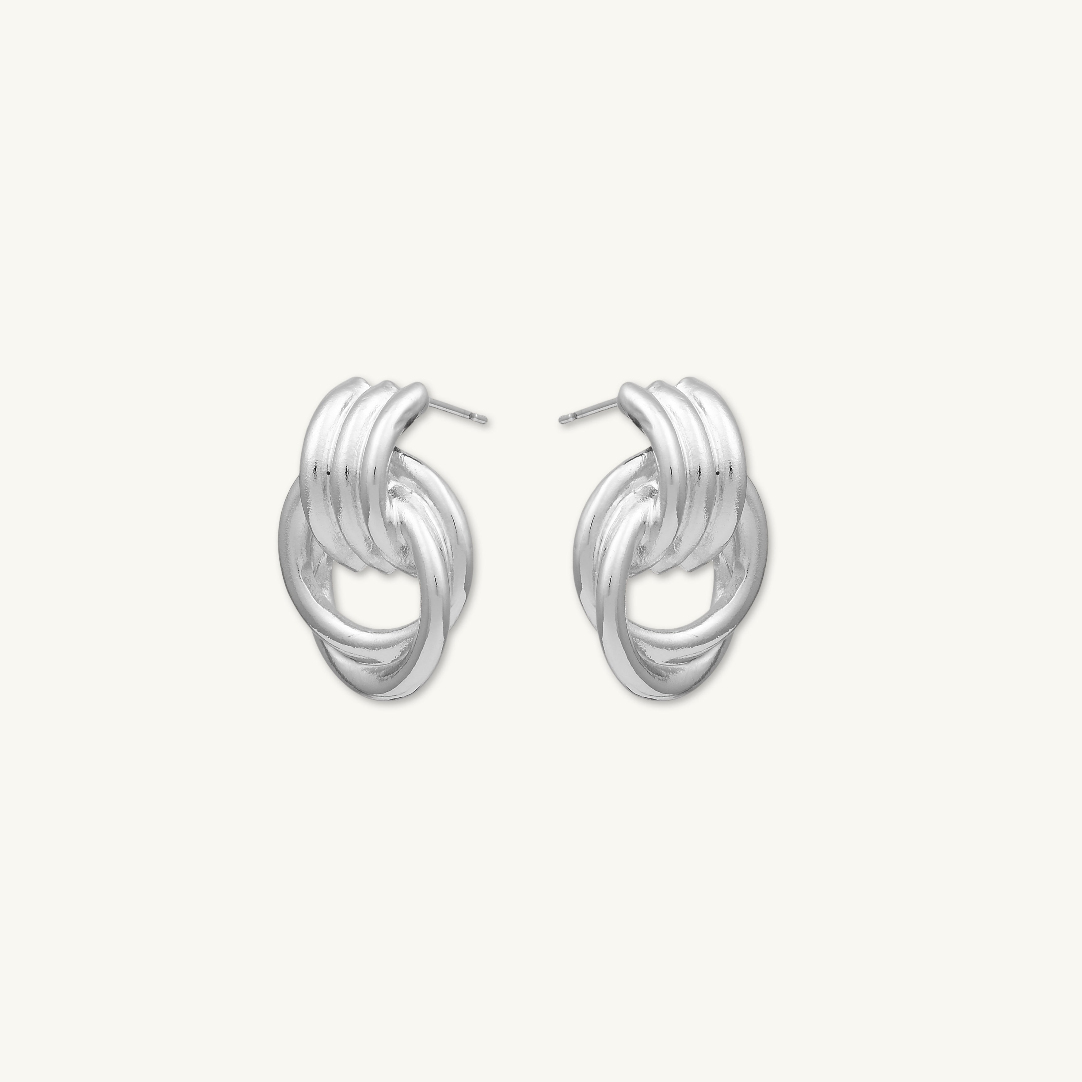 Nadia Loop Statement Stud Earrings