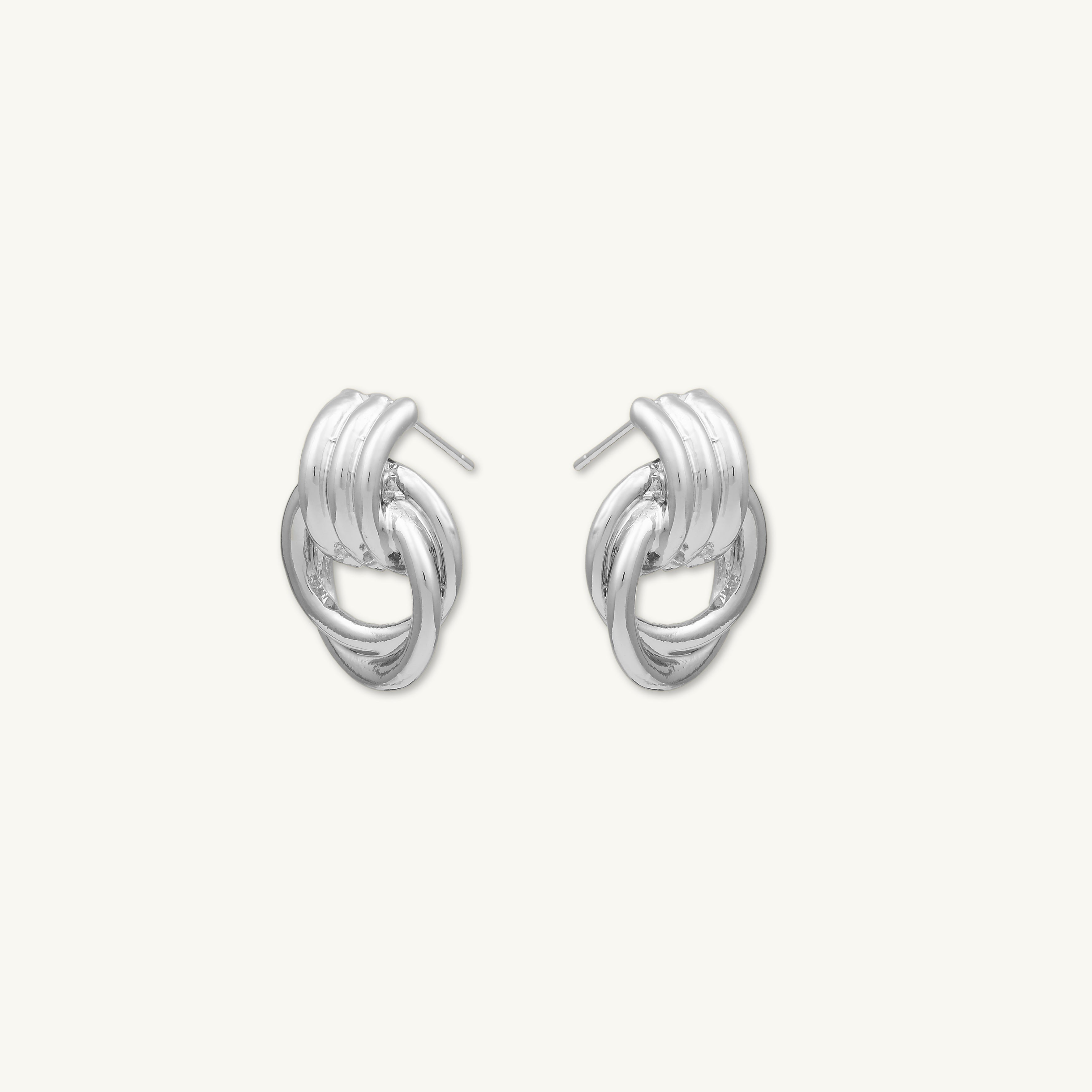 Nadia Loop Statement Stud Earrings