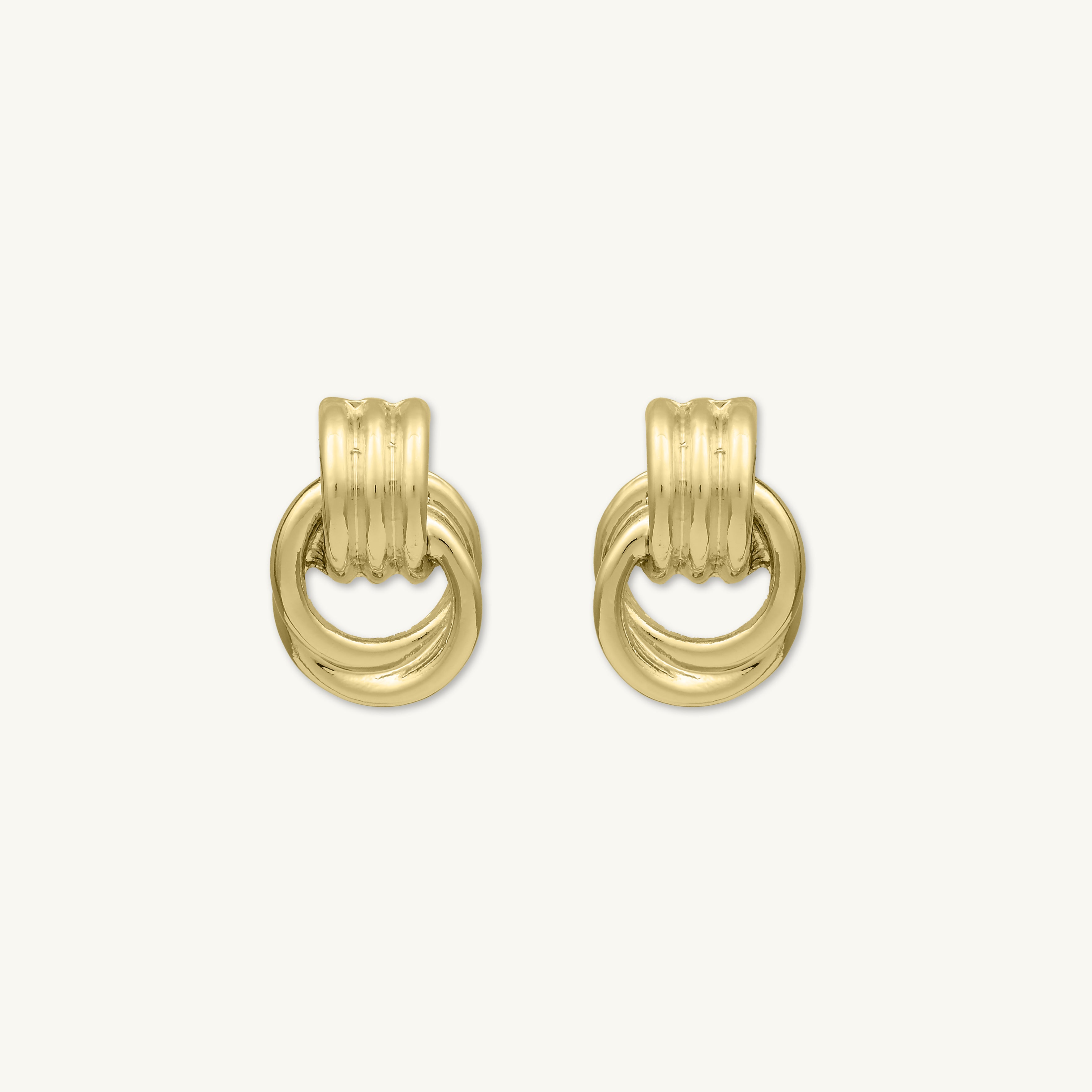 Nadia Loop Statement Stud Earrings