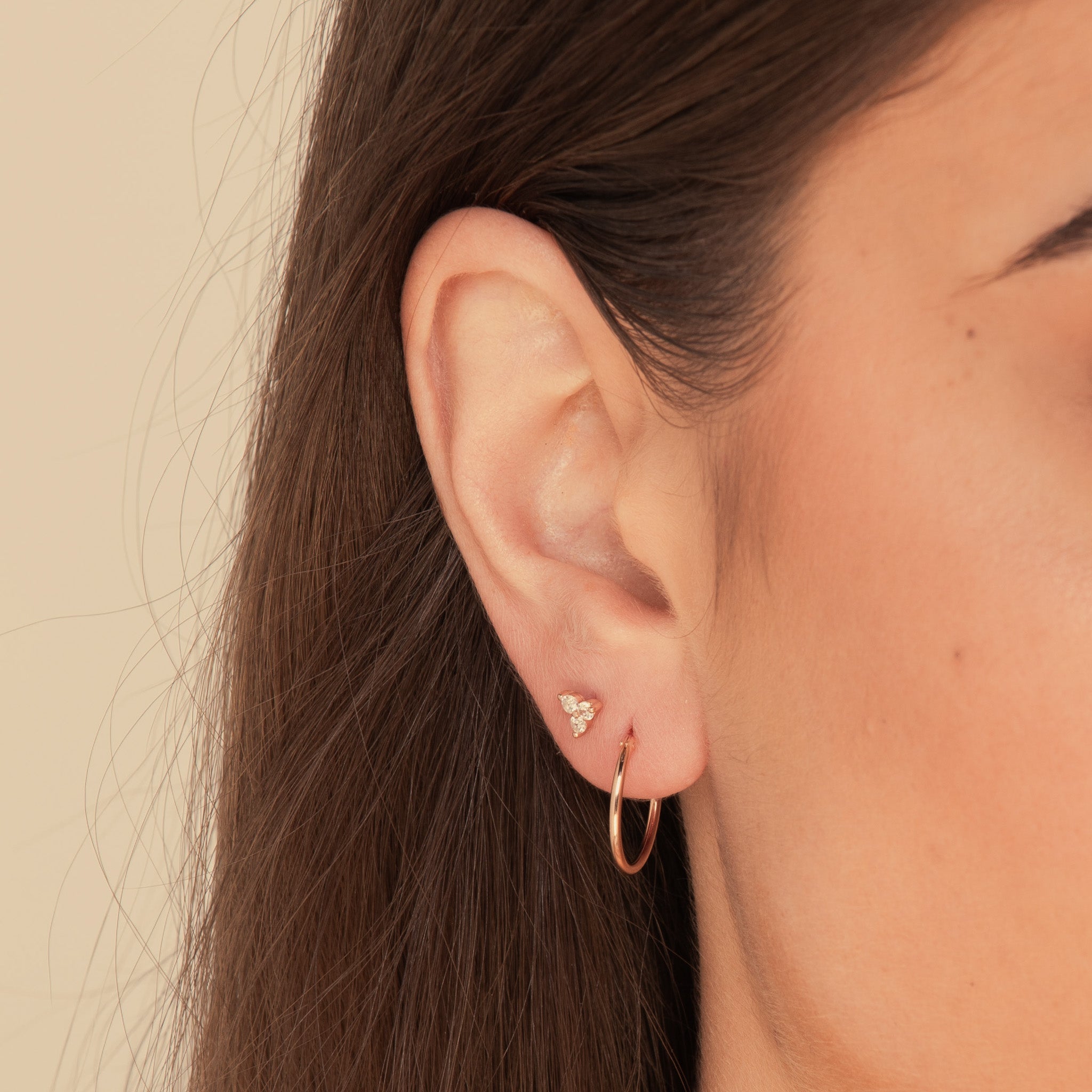 Thin Basic Medium Hoops