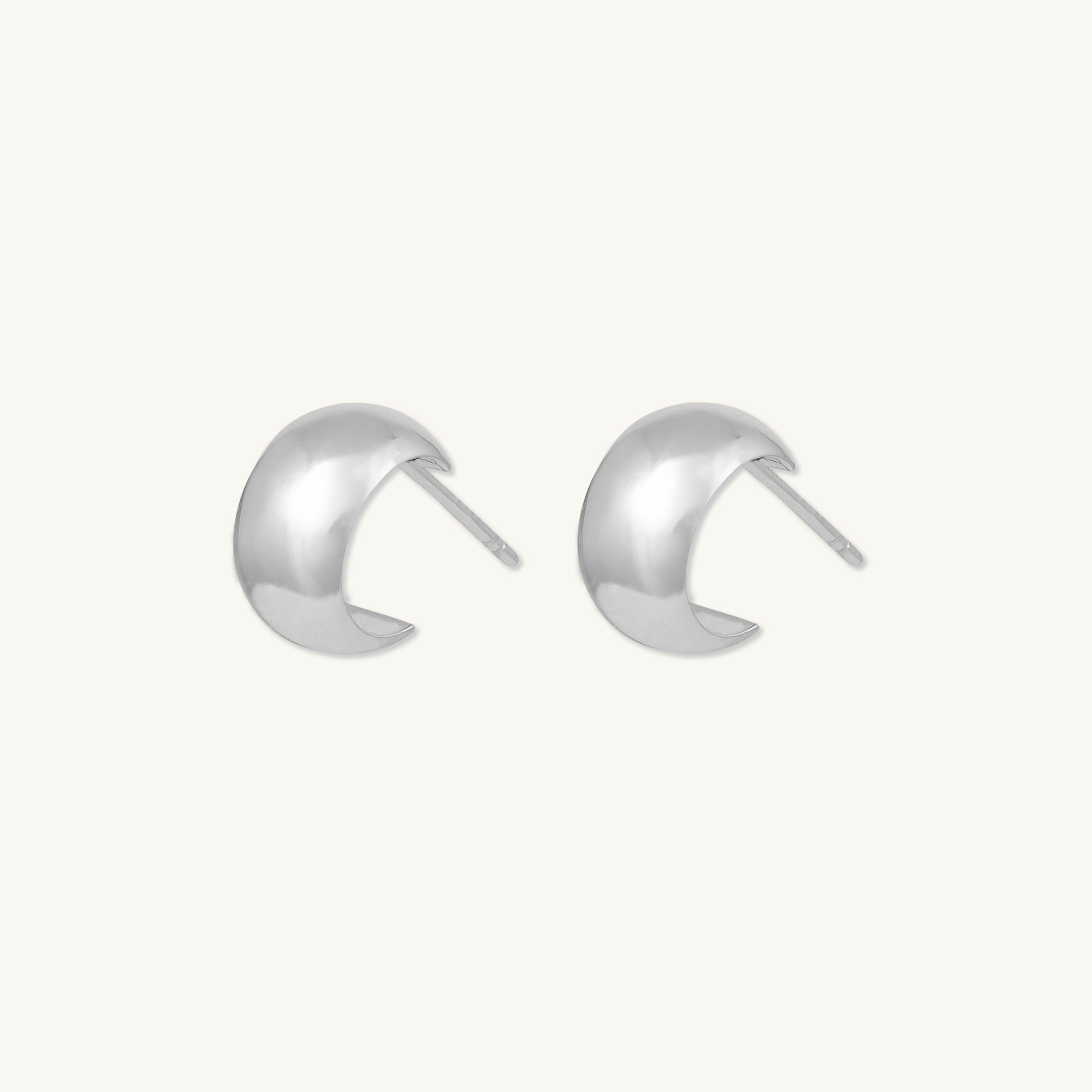 Classic Thick Huggie Earrings - Camile & Stone