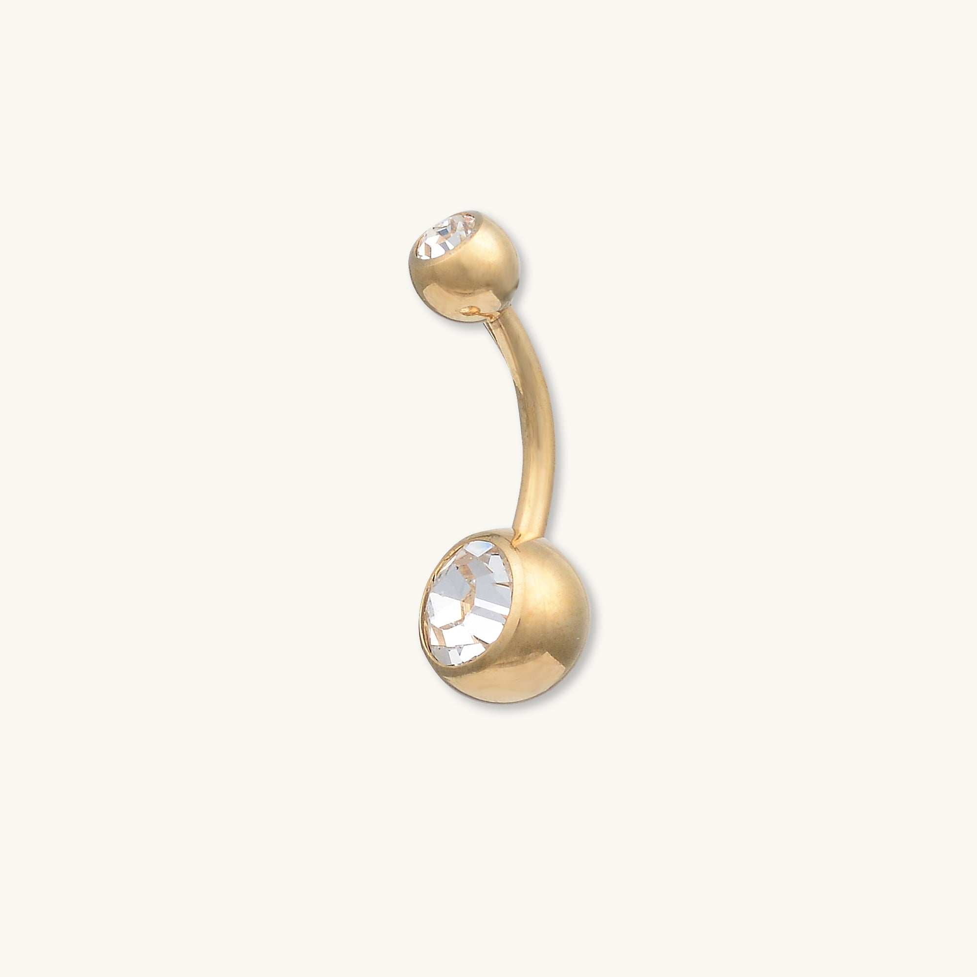 Double Bezel Titanium Belly Ring - Camile & Stone