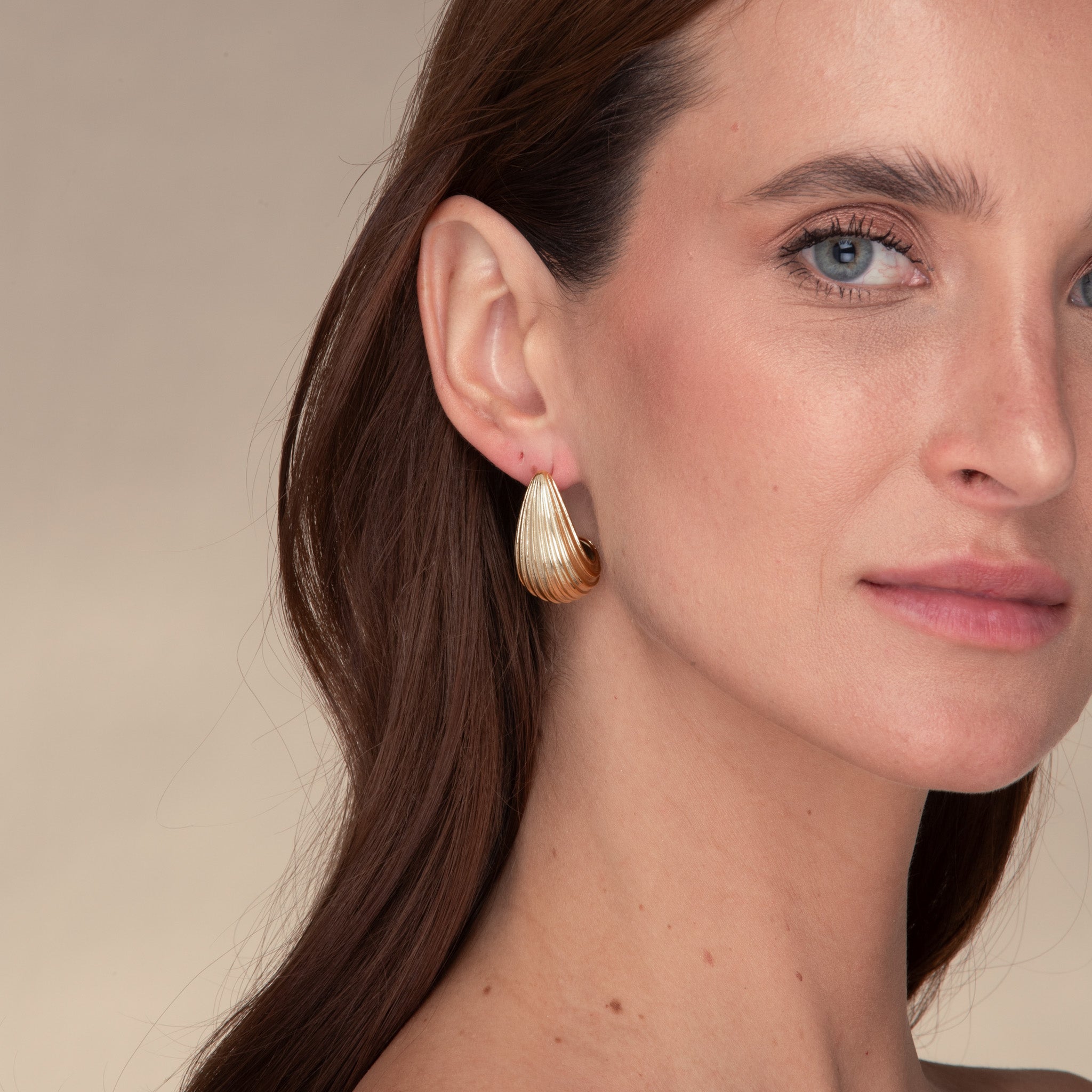 Livia Statement Dome Earrings