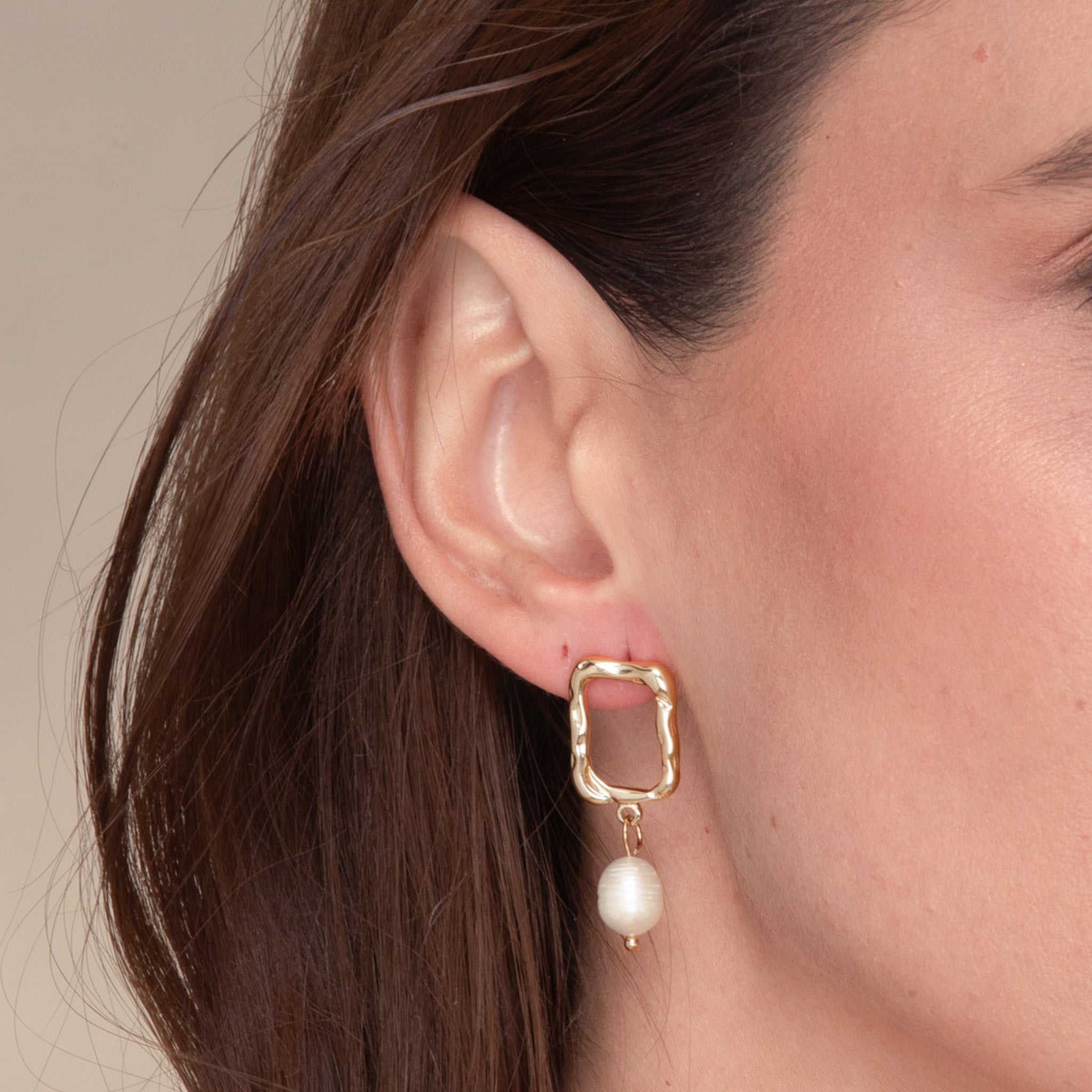 Ashley Pearl Drop Earrings