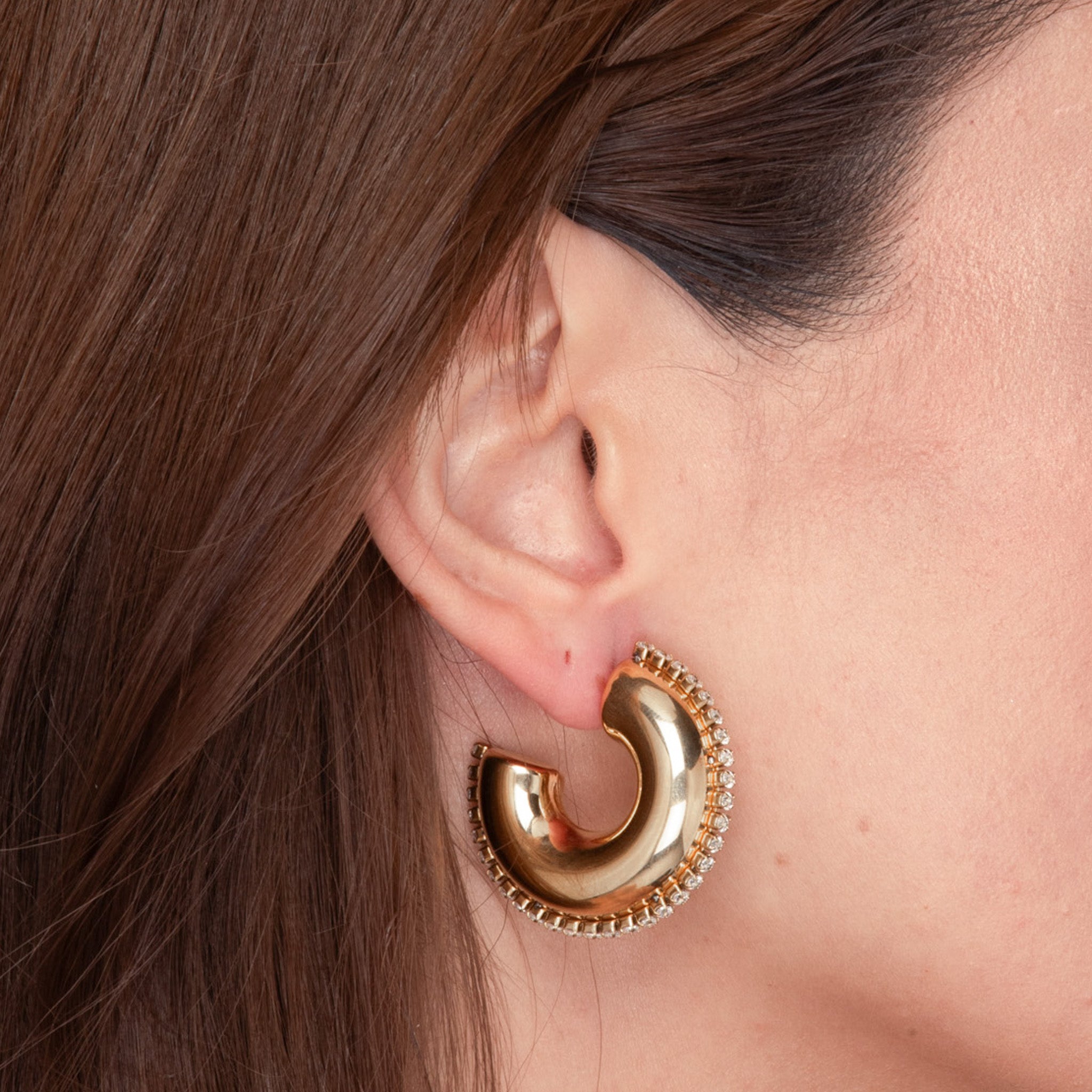 Emery Statement Hoop Earrings