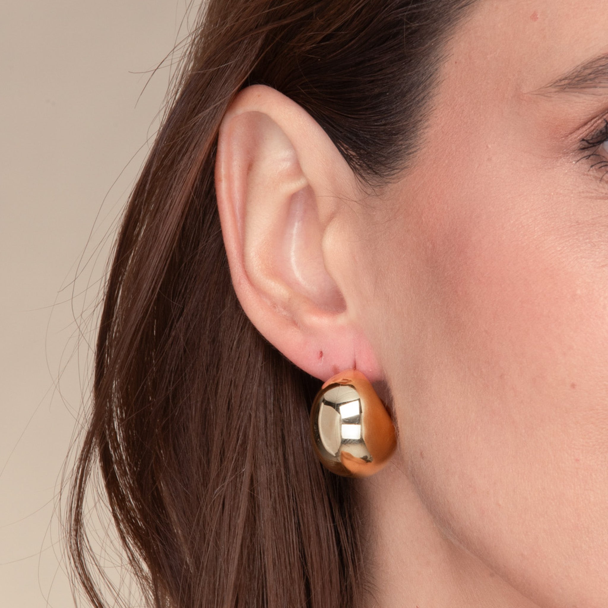 Tessa Dome Statement Earrings