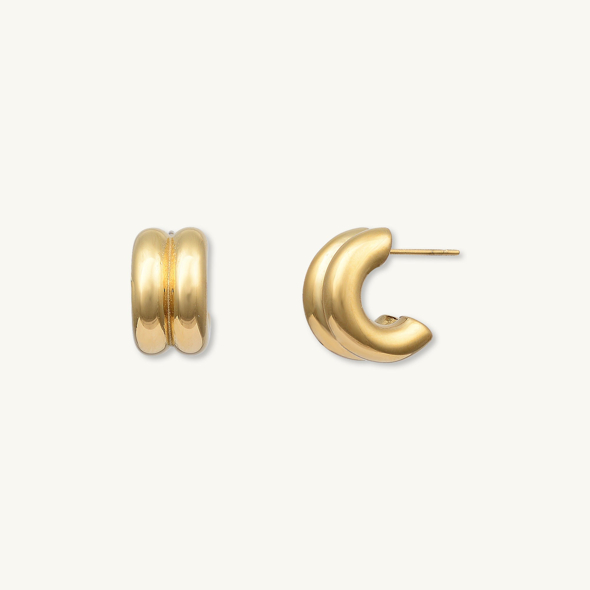 Eva Double C Earrings - Camile & Stone