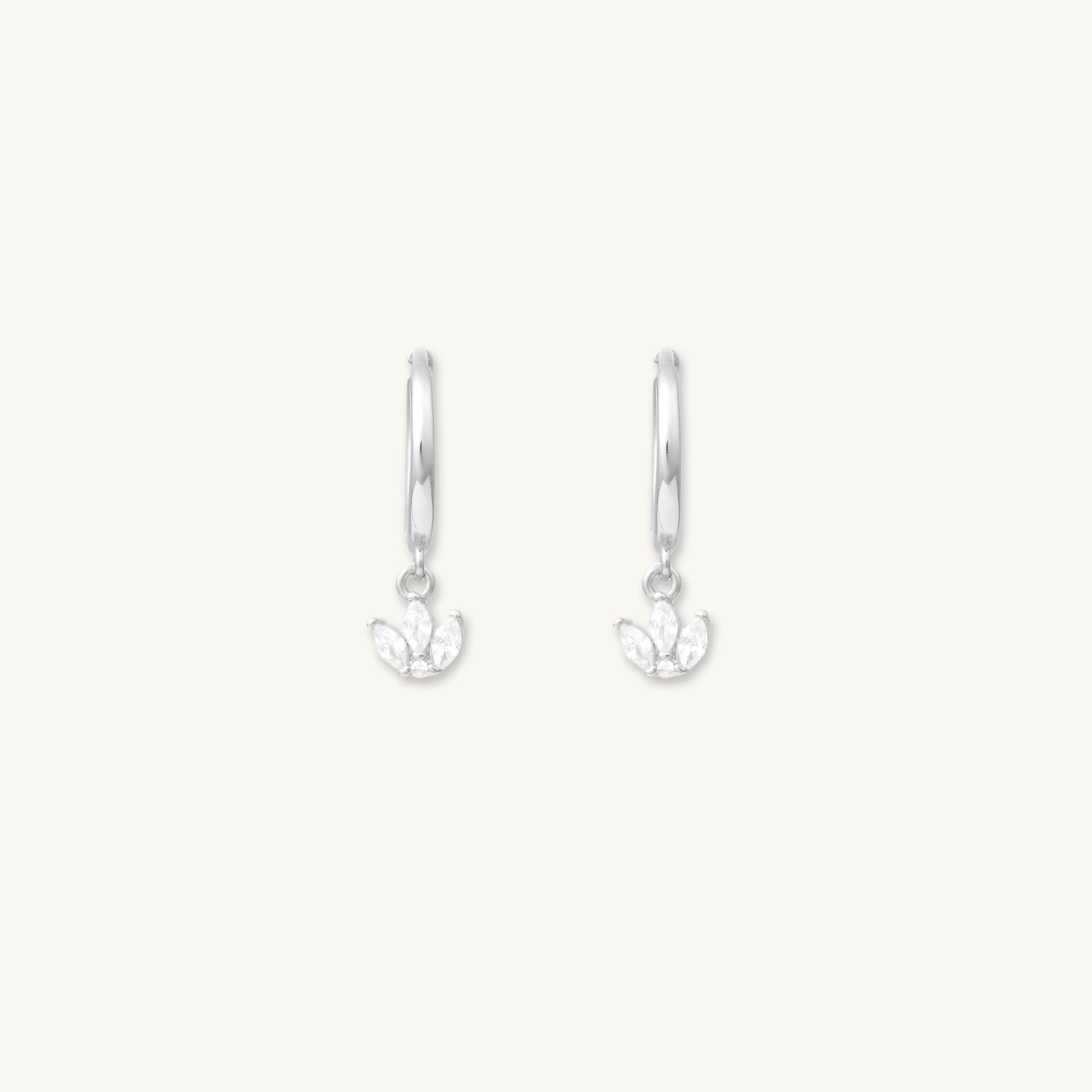 Growth Lotus Dangling Earrings - Camile & Stone