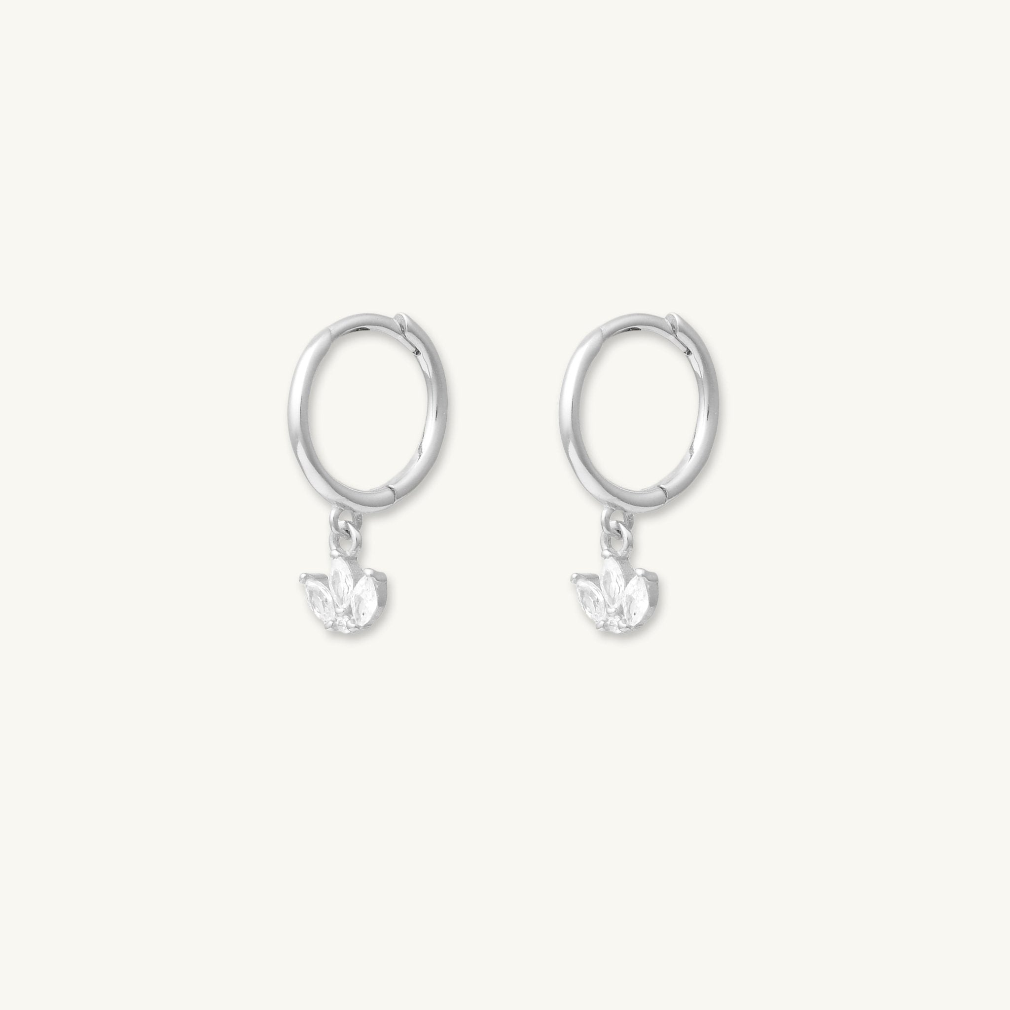 Growth Lotus Dangling Earrings - Camile & Stone