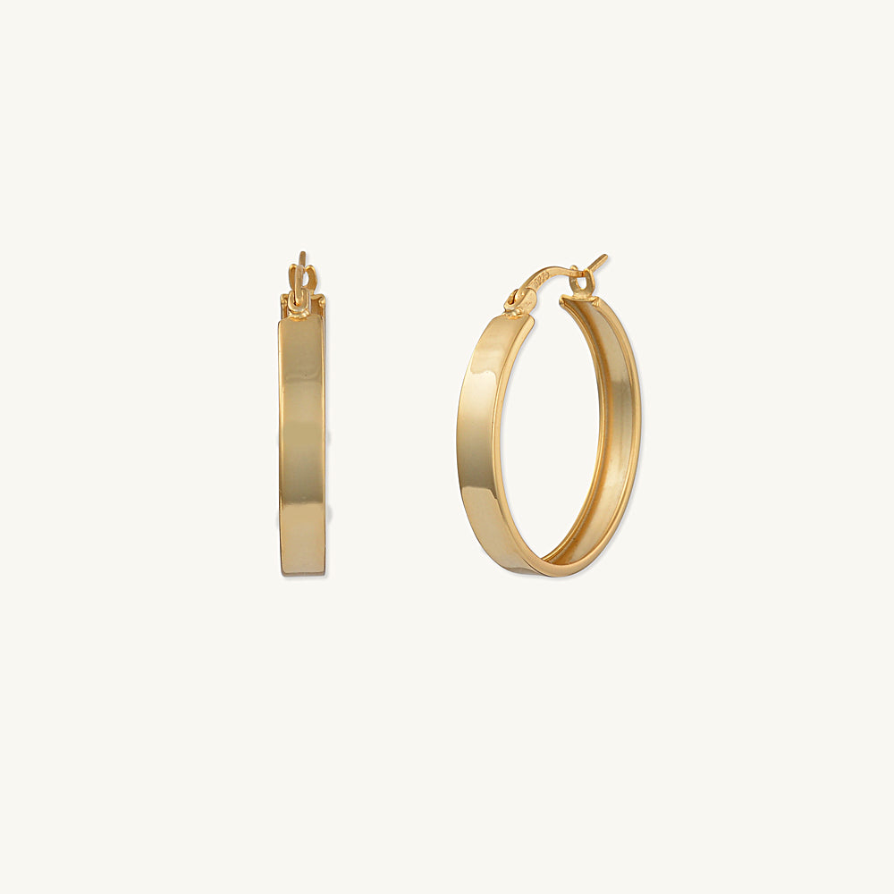 Bold Large Hoop Earrings