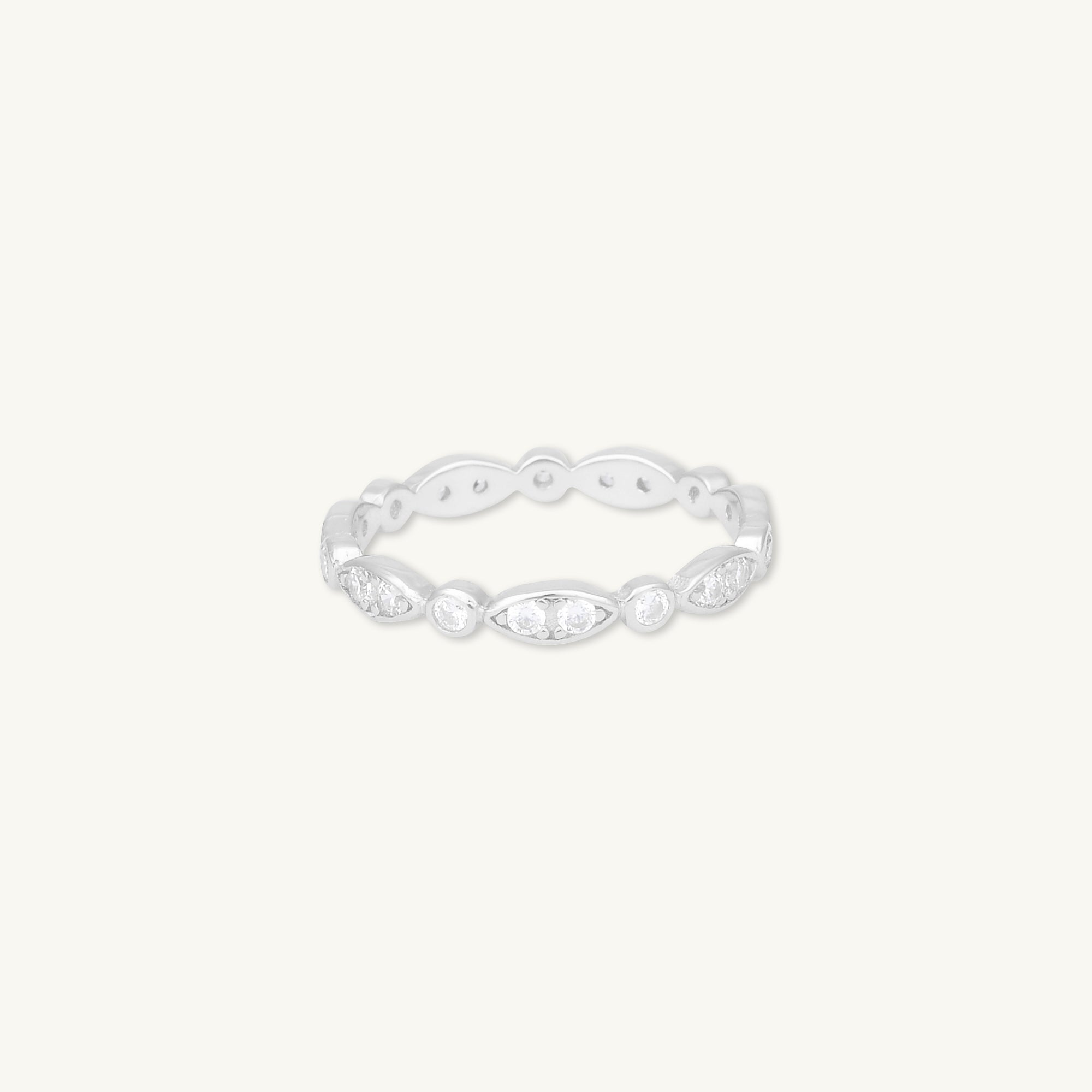Sapphire Marquise Stacker Ring - Camile & Stone