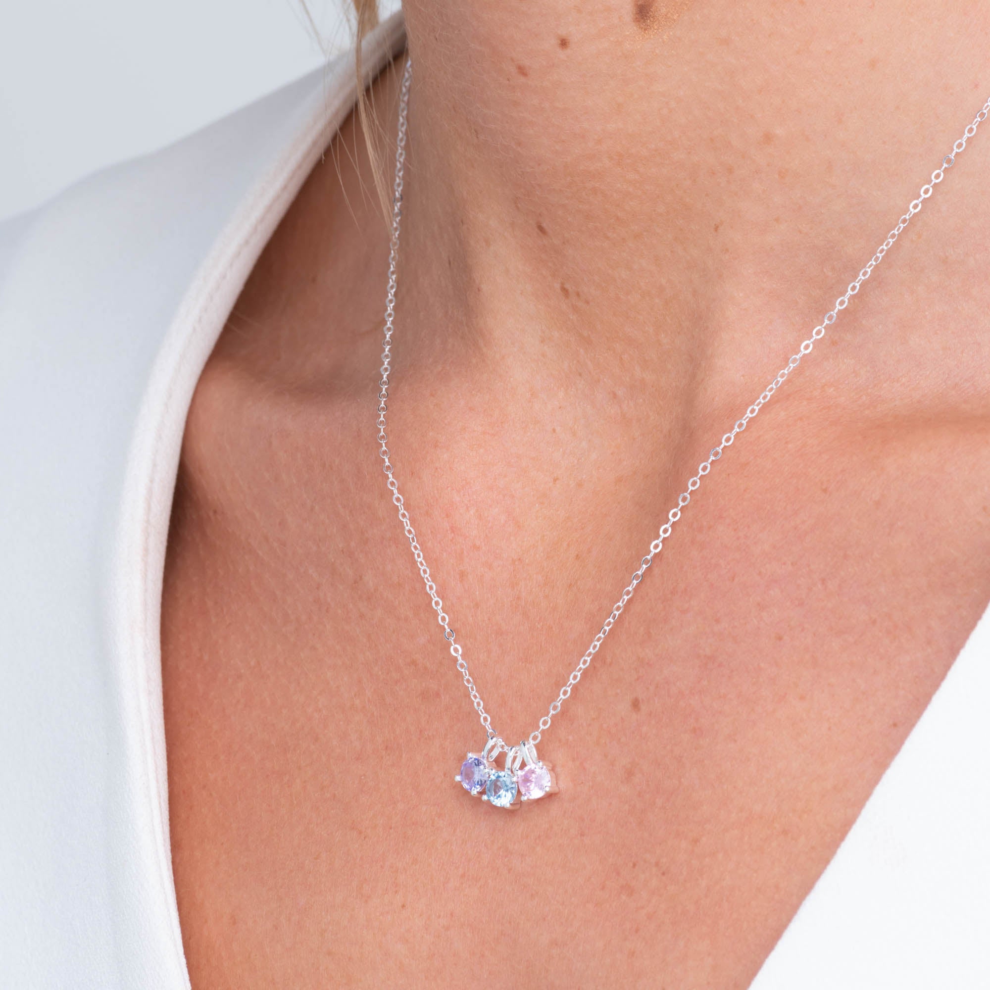 Classic Birthstone Necklace October