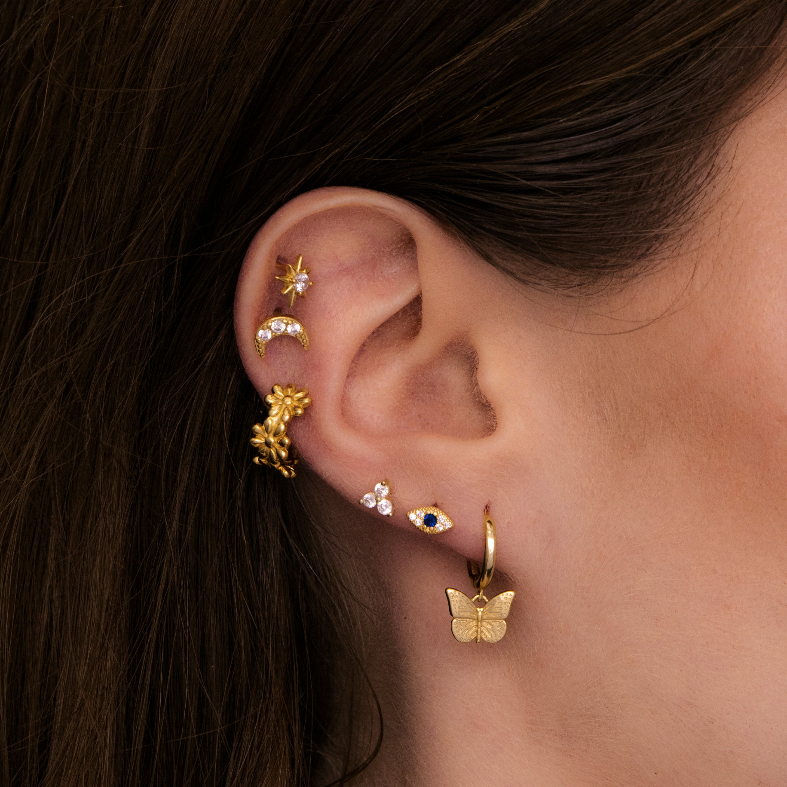 Daisy Ear Cuff Earrings