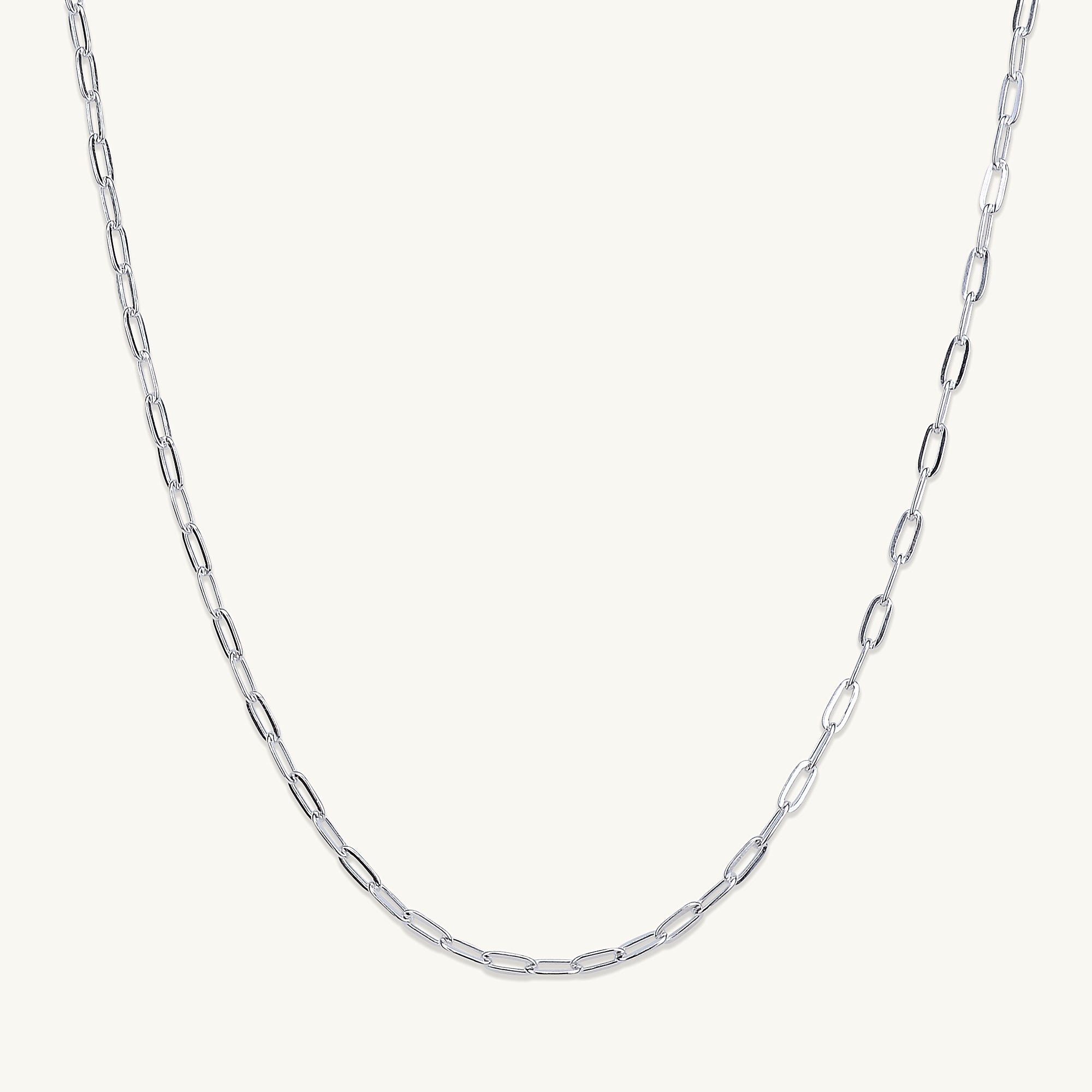 Paperclip Link Chain Necklace