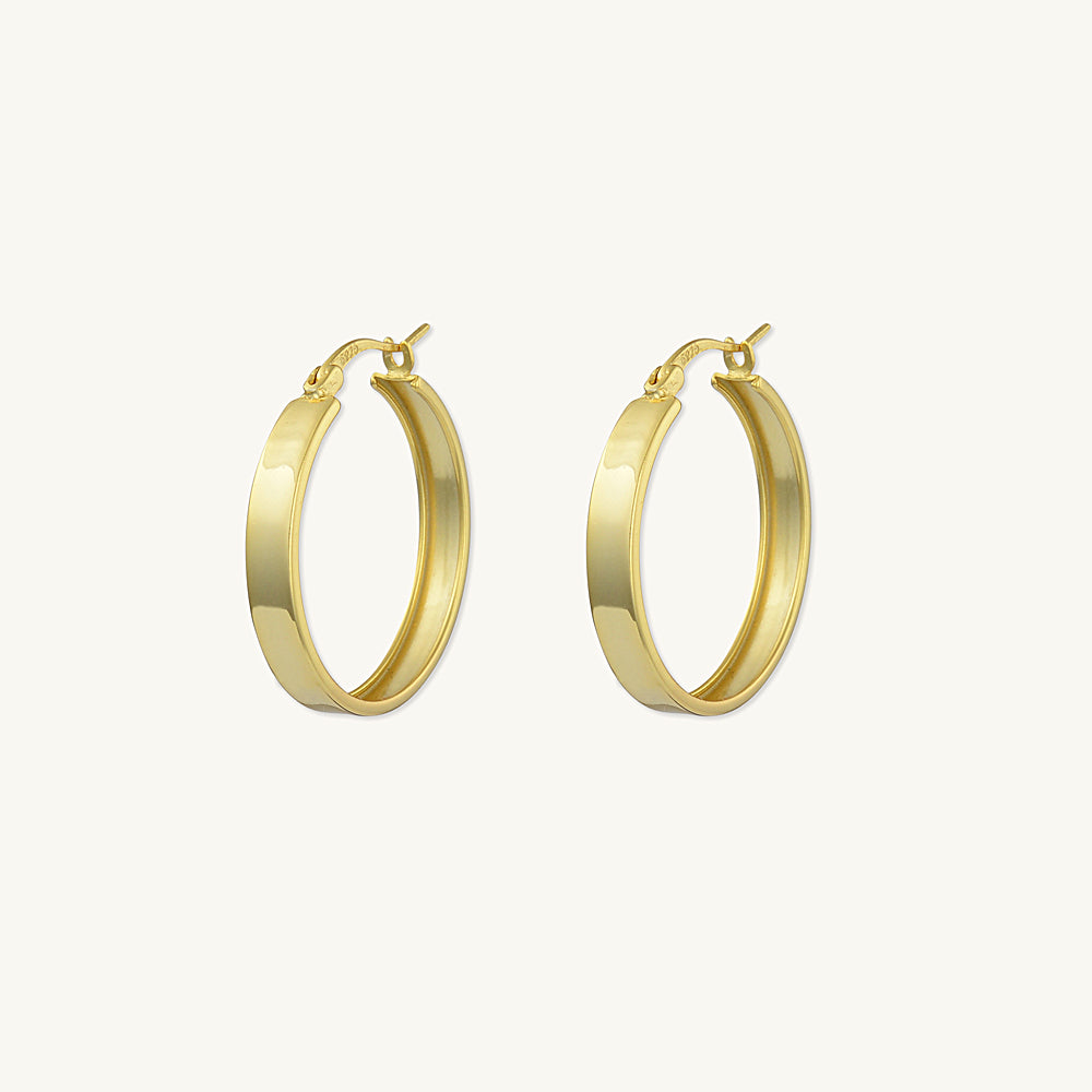 Bold Large Hoop Earrings