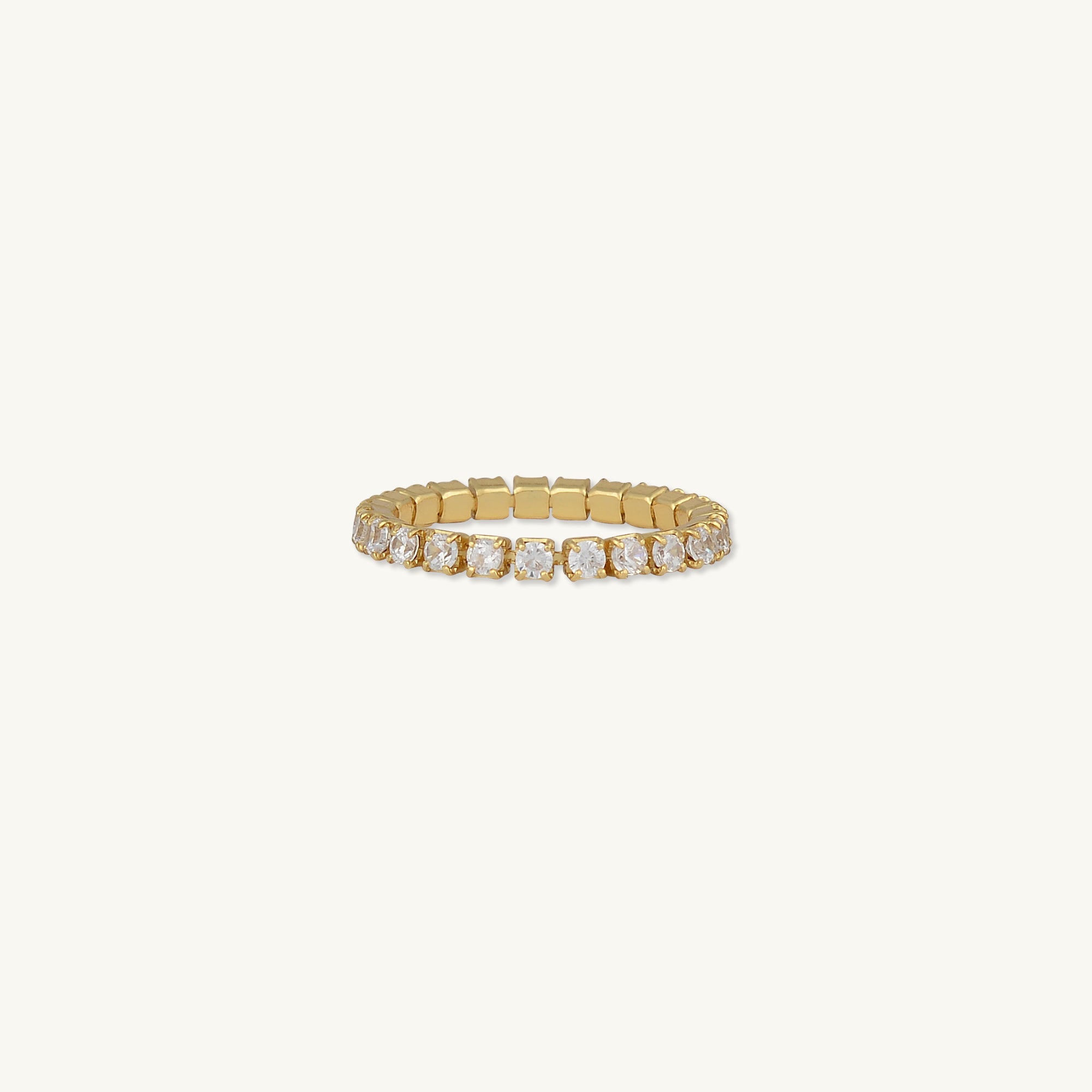 Tennis Eternity Sapphire Ring