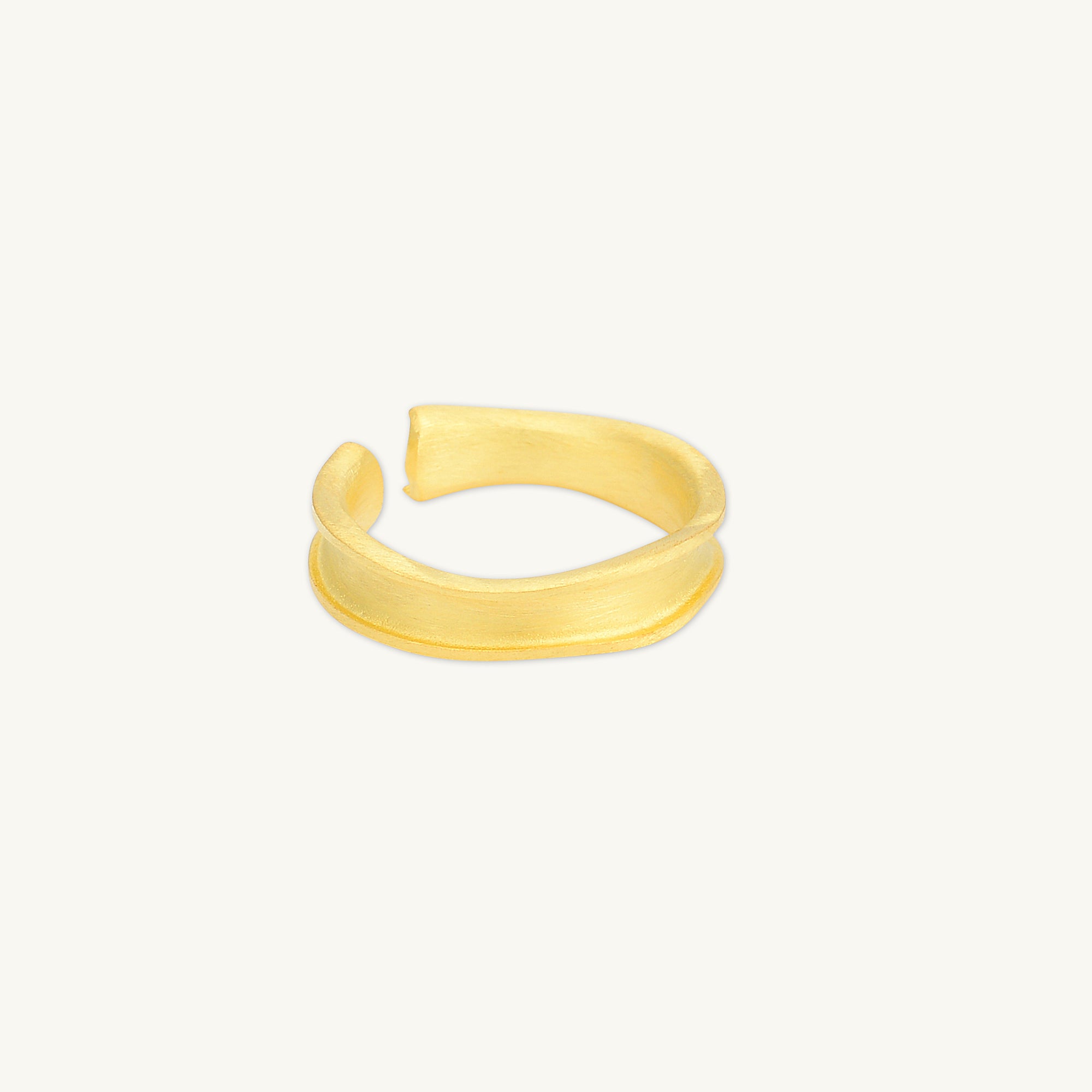 Swirl Statement Open Adjustable Ring