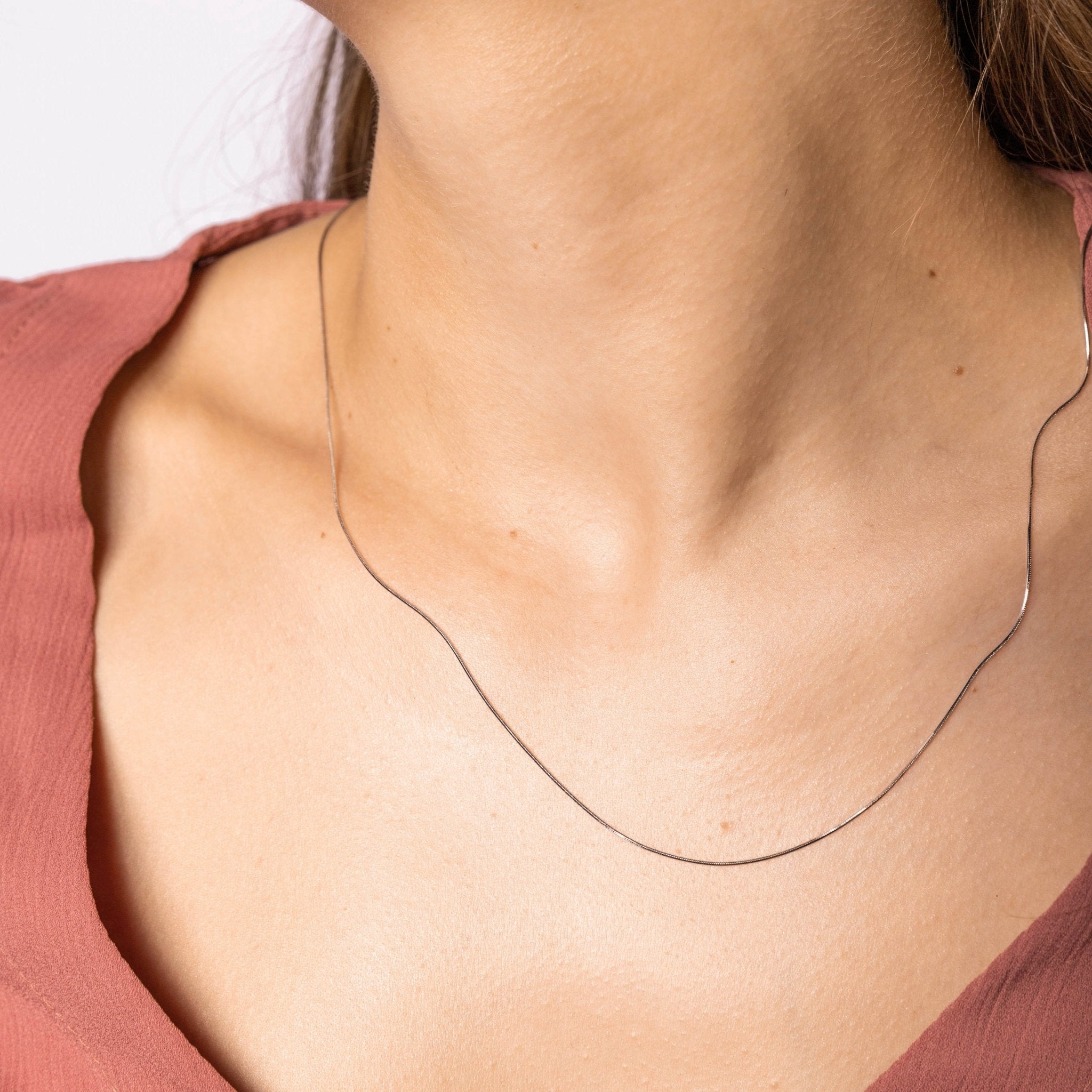 Classic Snake Chain Necklace - Camile & Stone