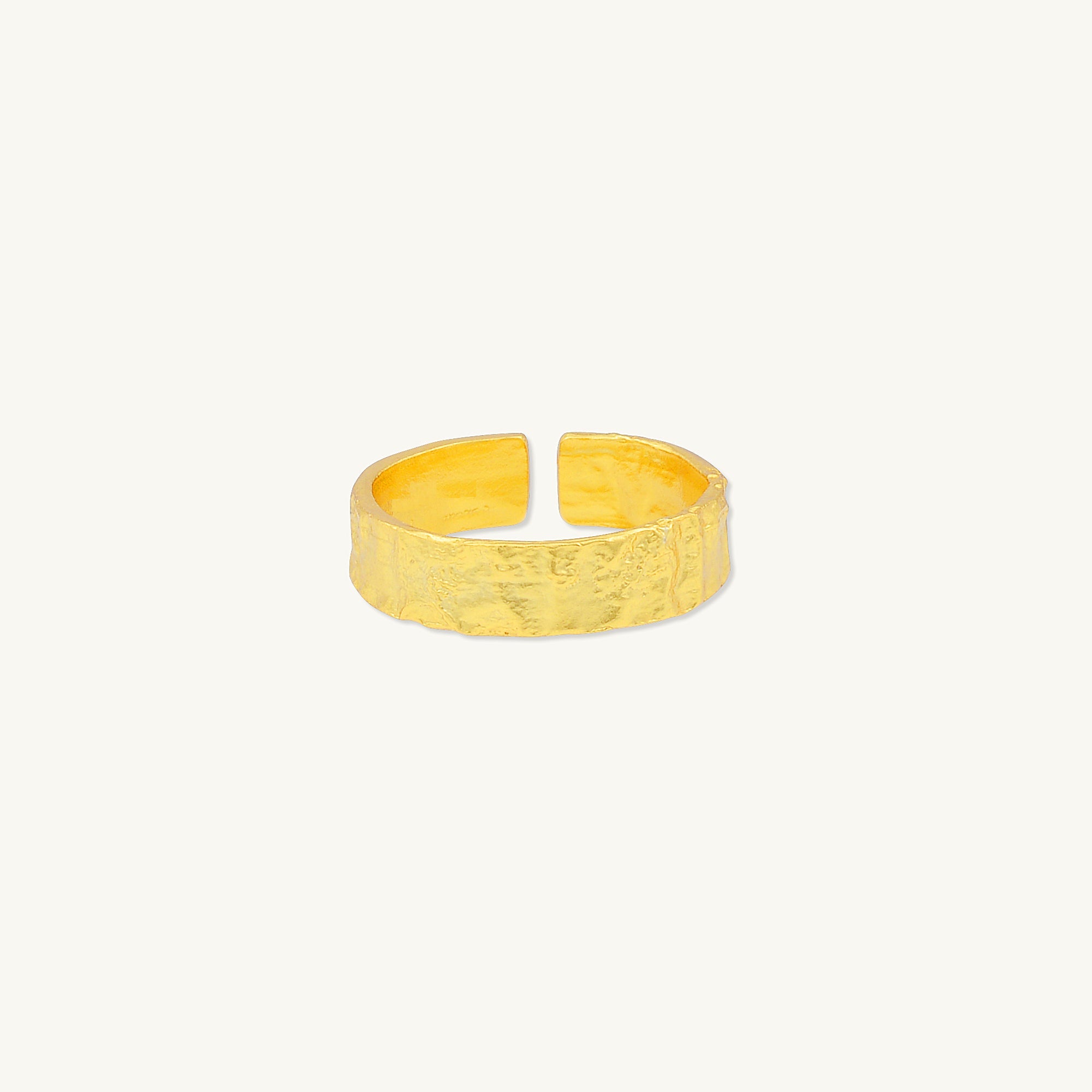 Molten Textured Open Ring - Camile & Stone