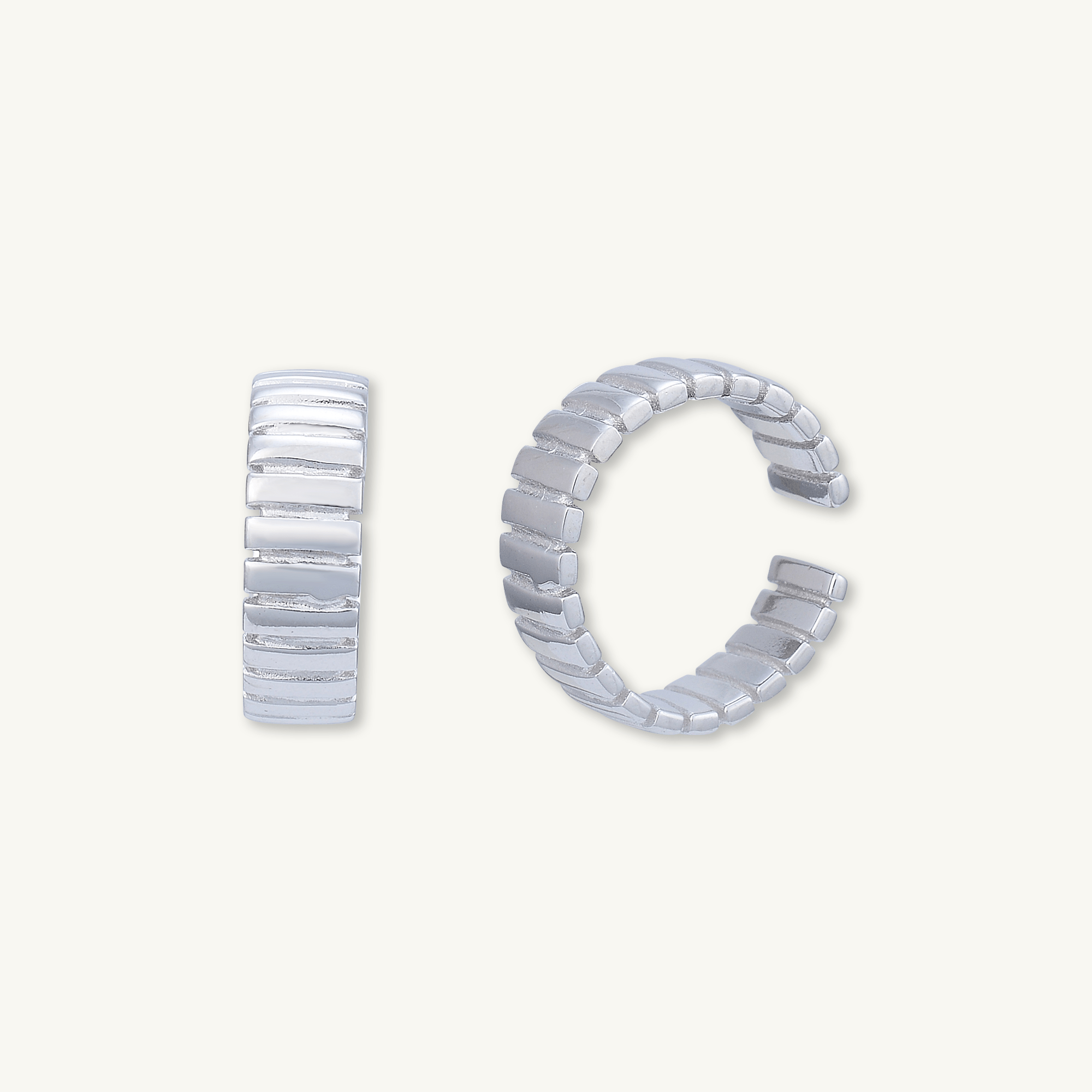 Ridges Ear Cuff Earrings - Camile & Stone